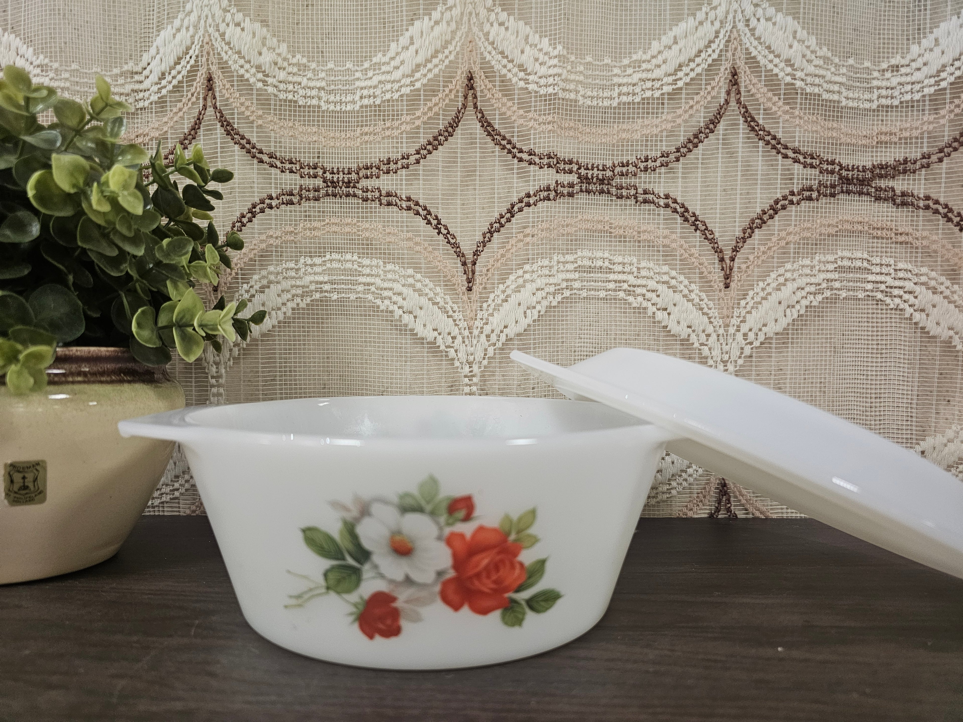 Arcopal France ovenschaal wilde rozen