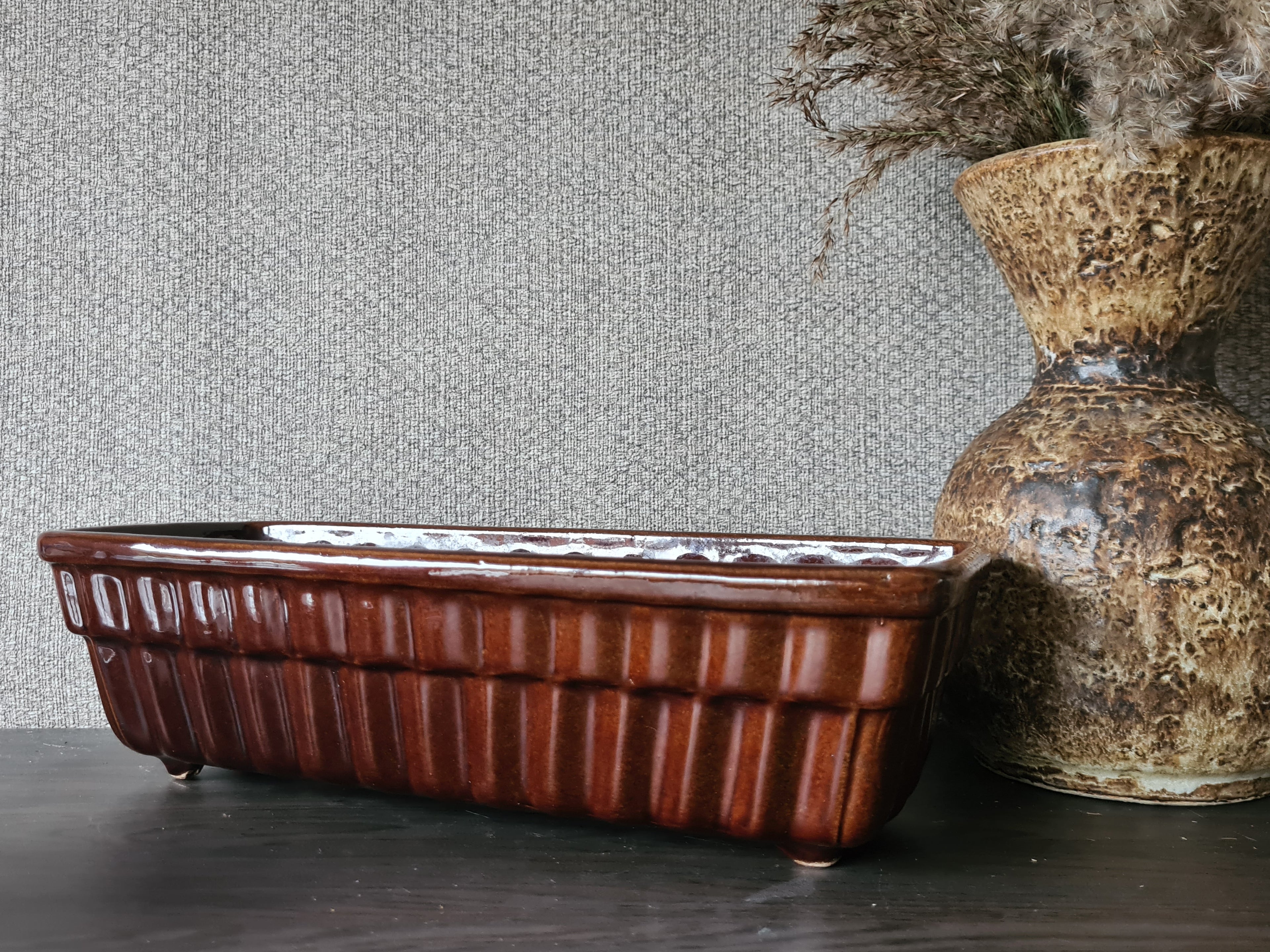 West Germany keramiek cakeschaal