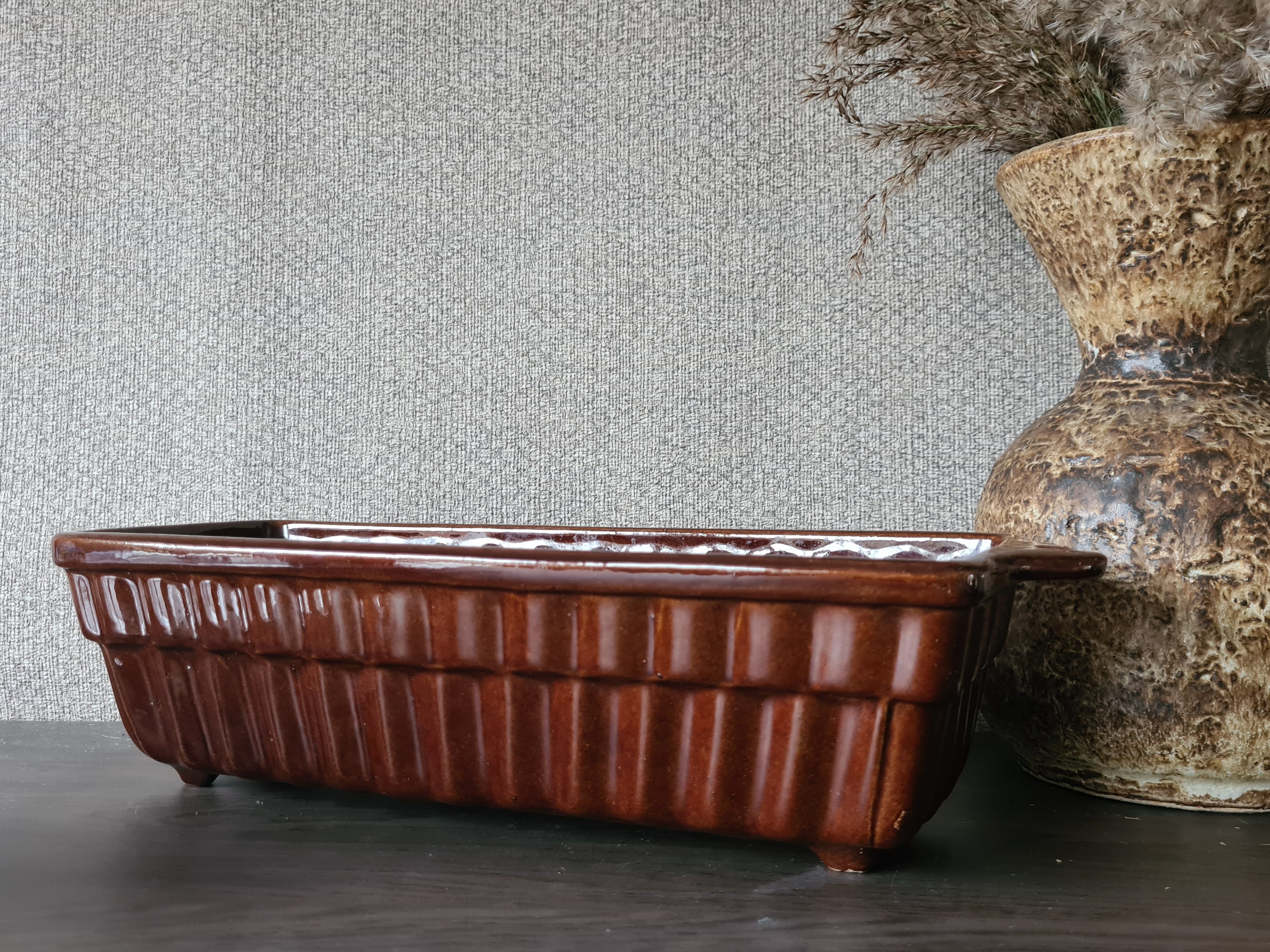 West Germany keramiek cakeschaal