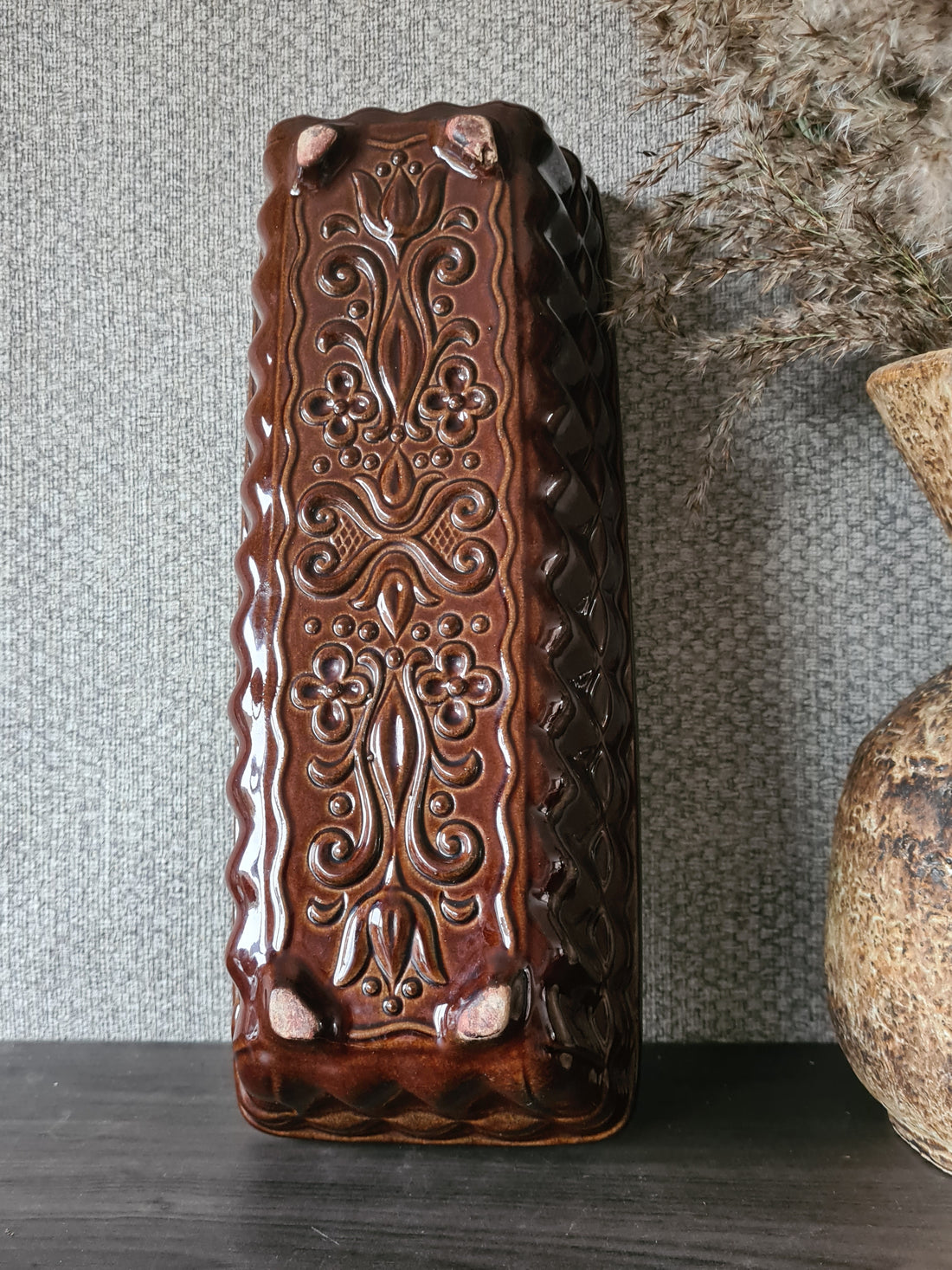 West Germany keramiek cakeschaal