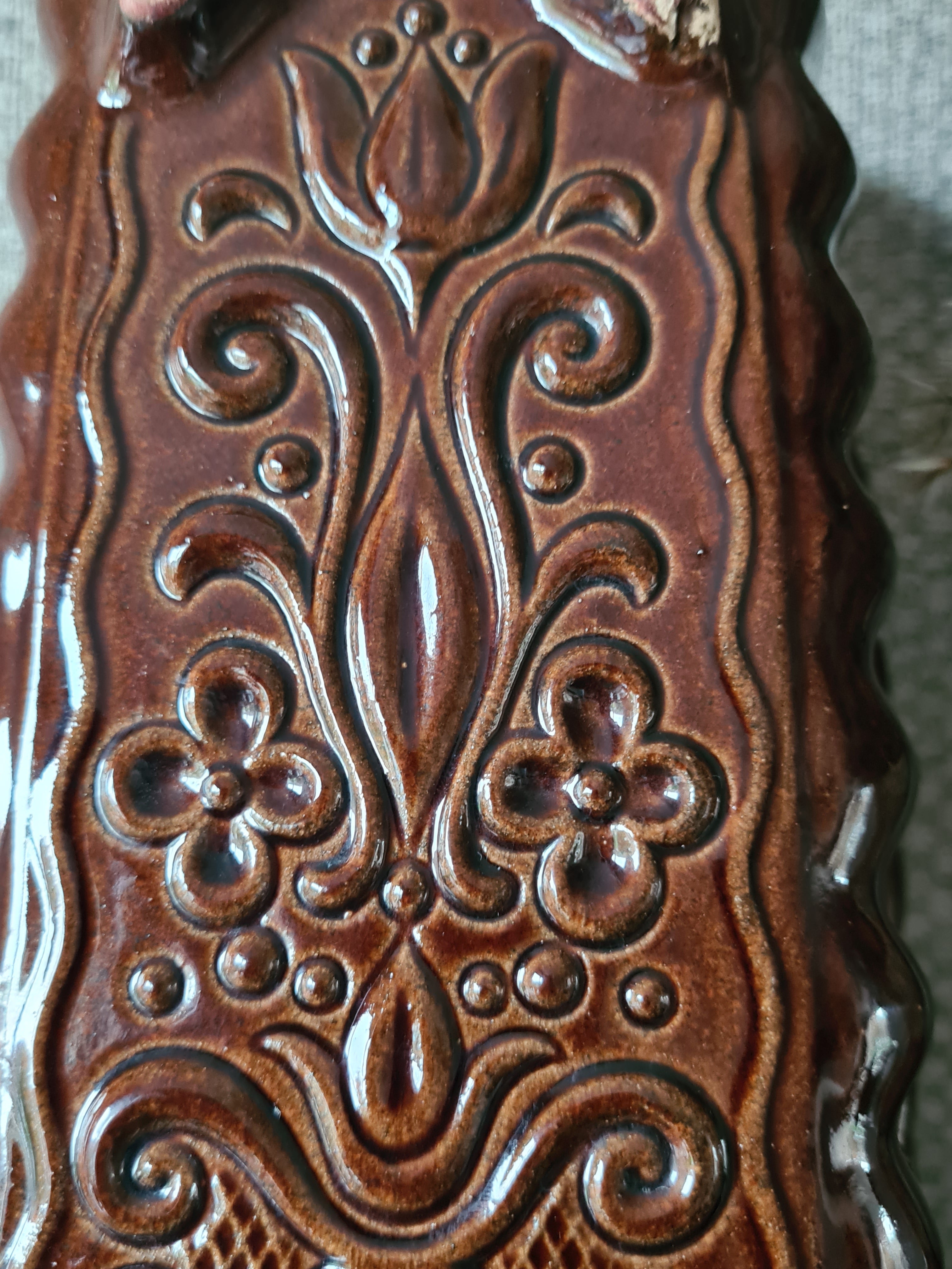 West Germany keramiek cakeschaal