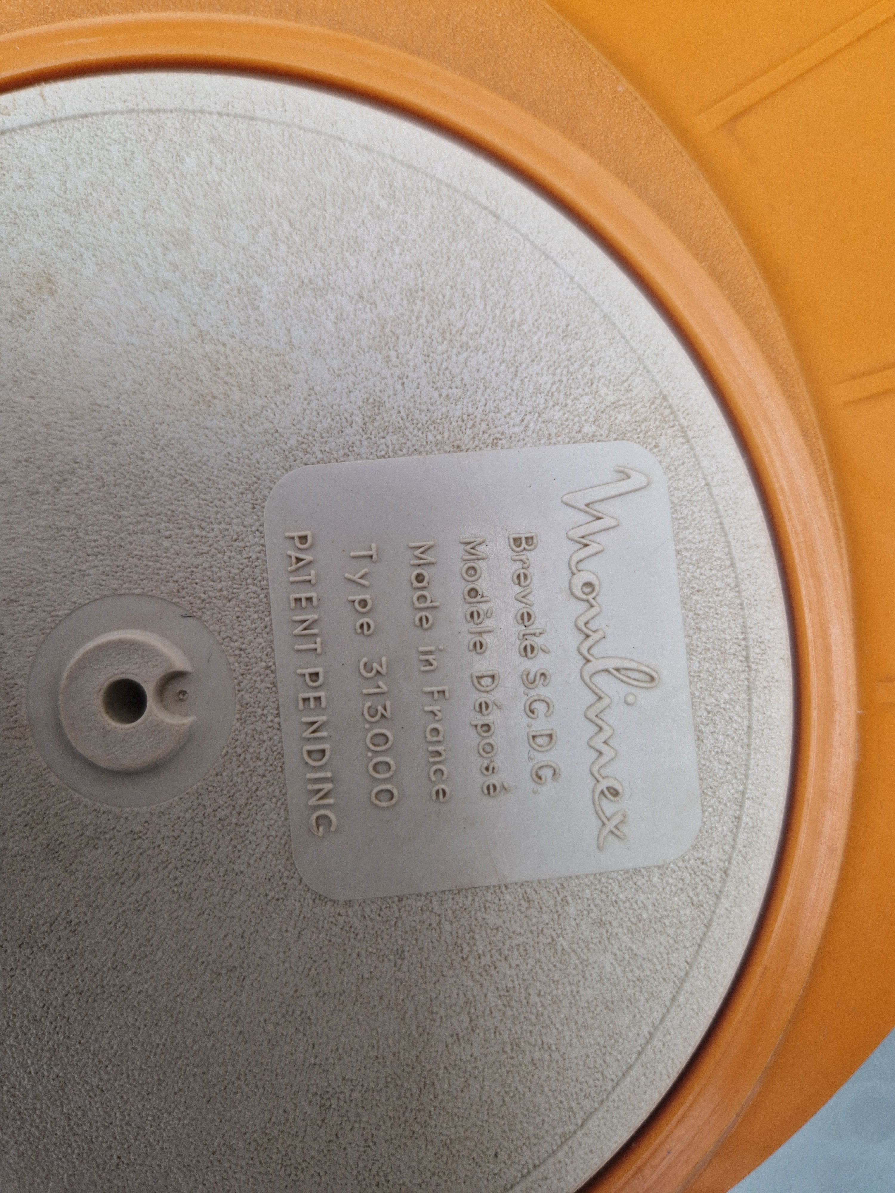 Moulinex oranje slacentrifuge