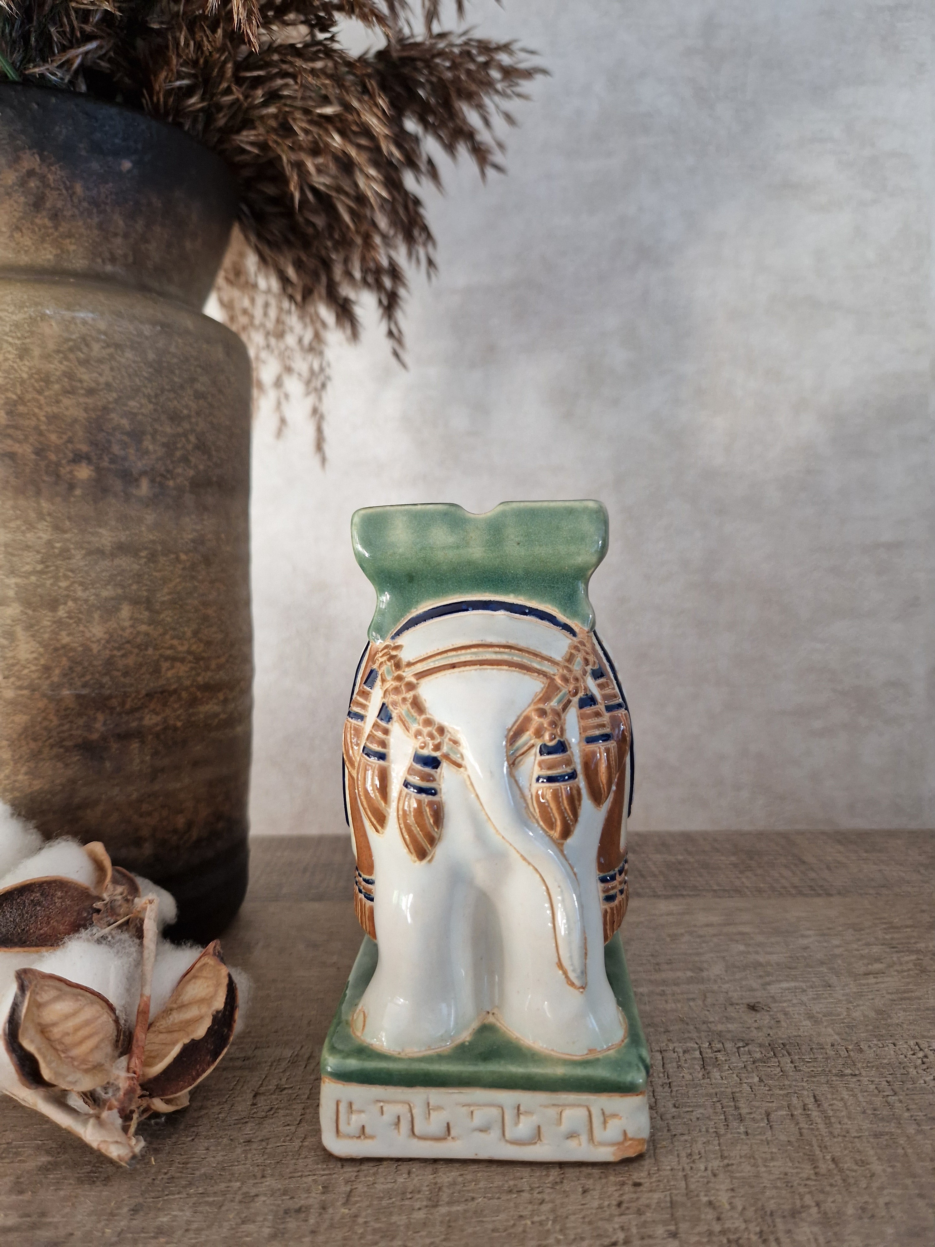 Vintage keramiek olifant