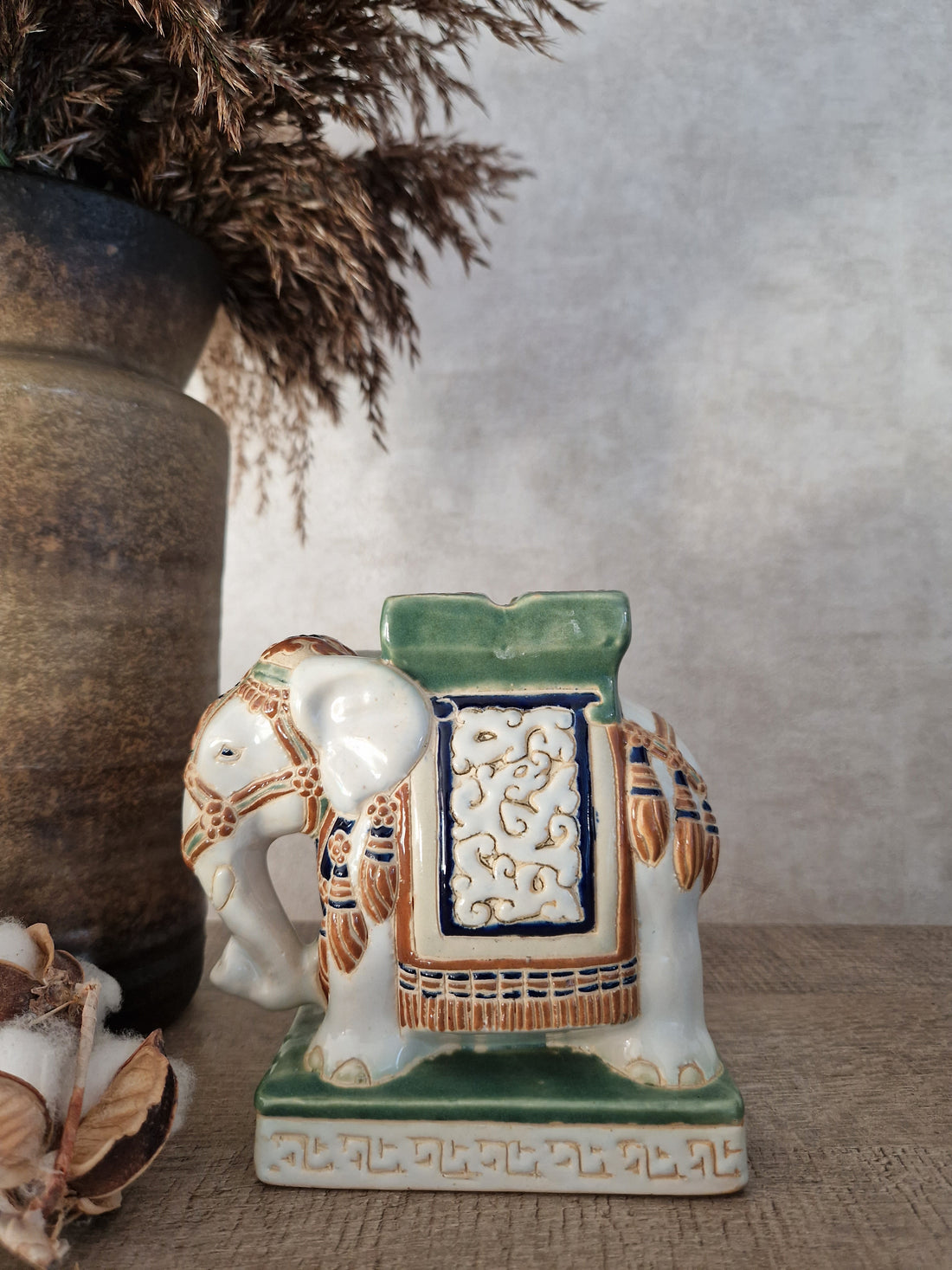 Vintage keramiek olifant