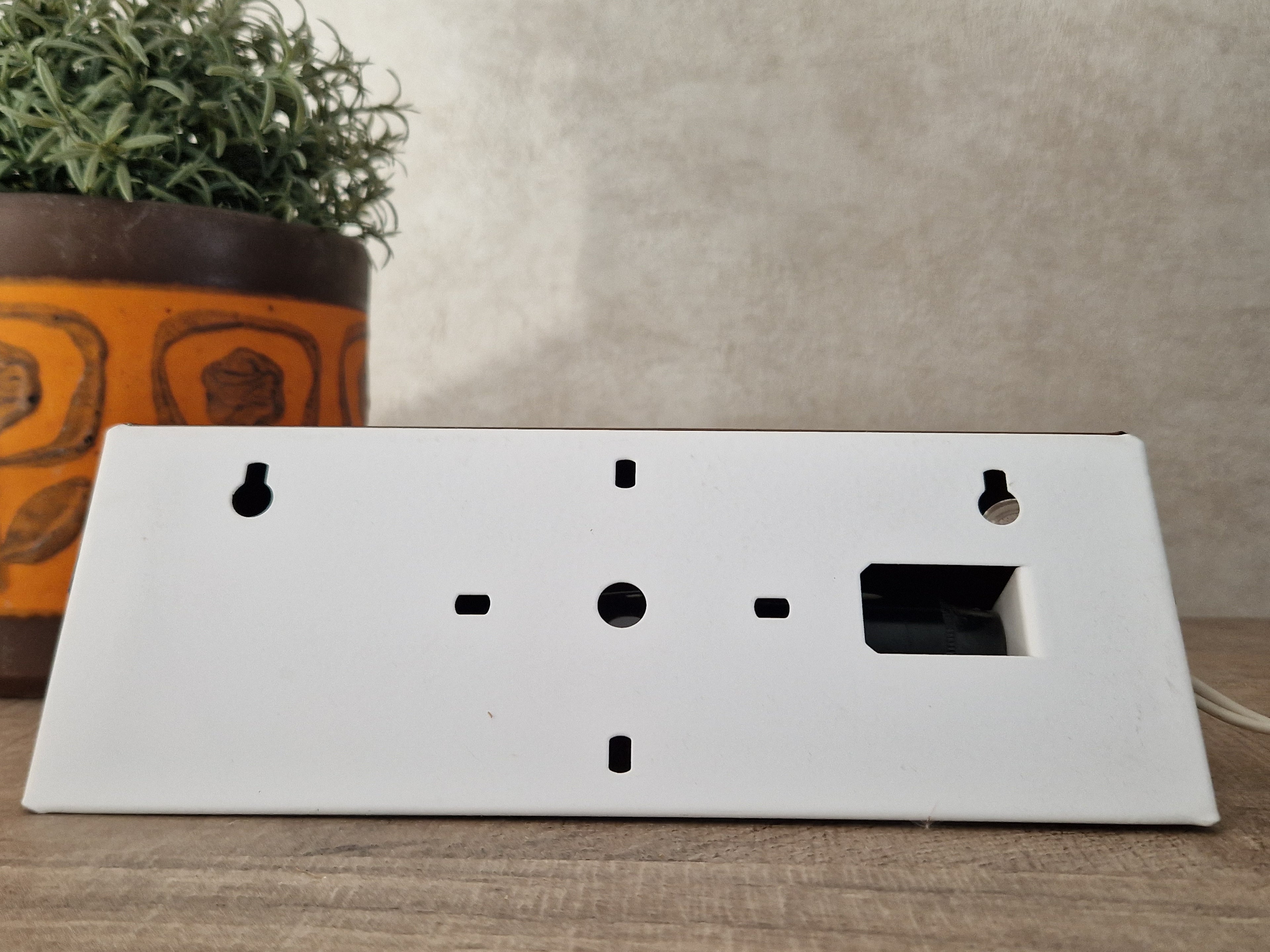 Vintage bruin bedlamp / wandlampje