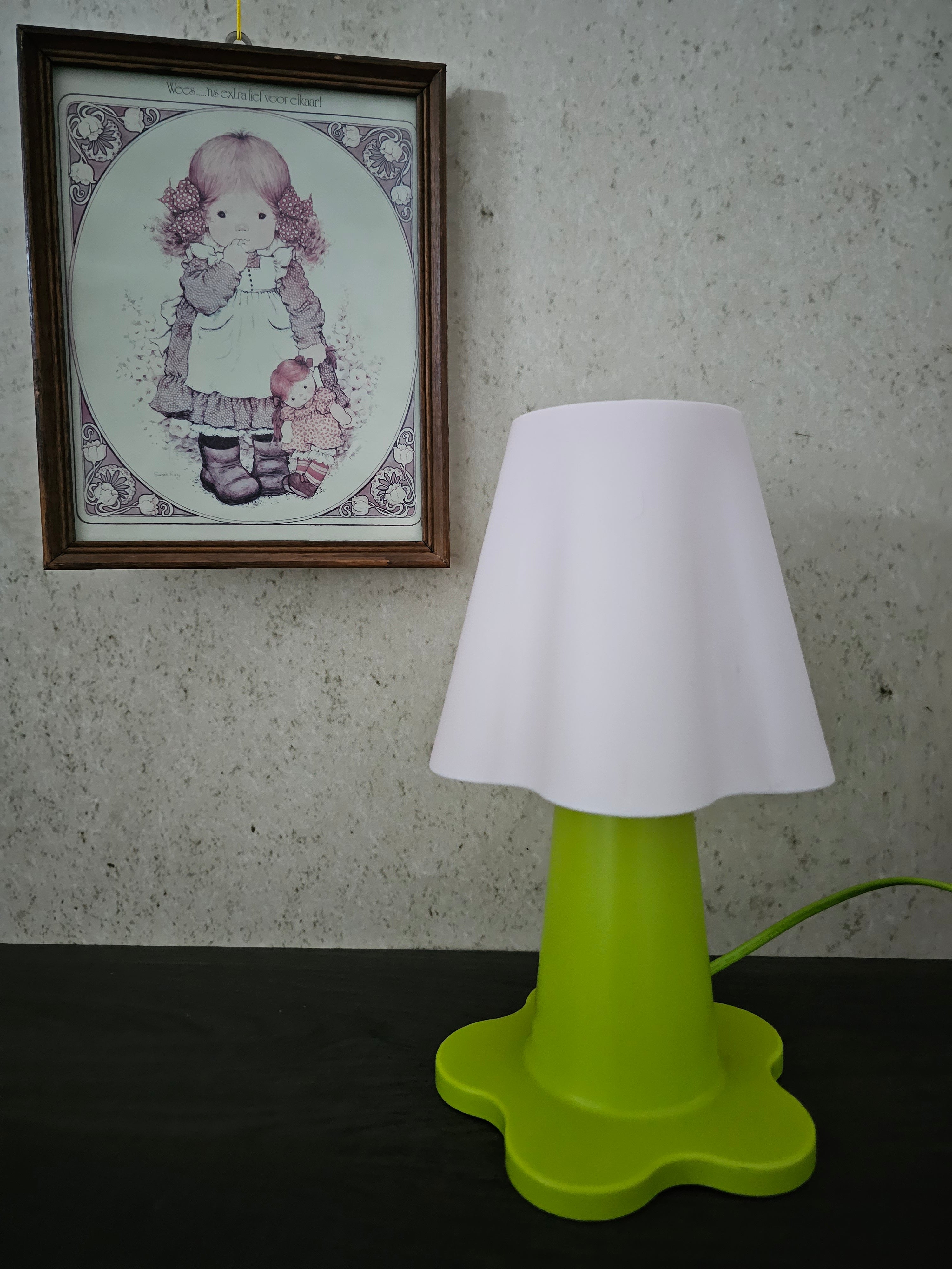 Ikea Mammut lampje lichtroze bloem