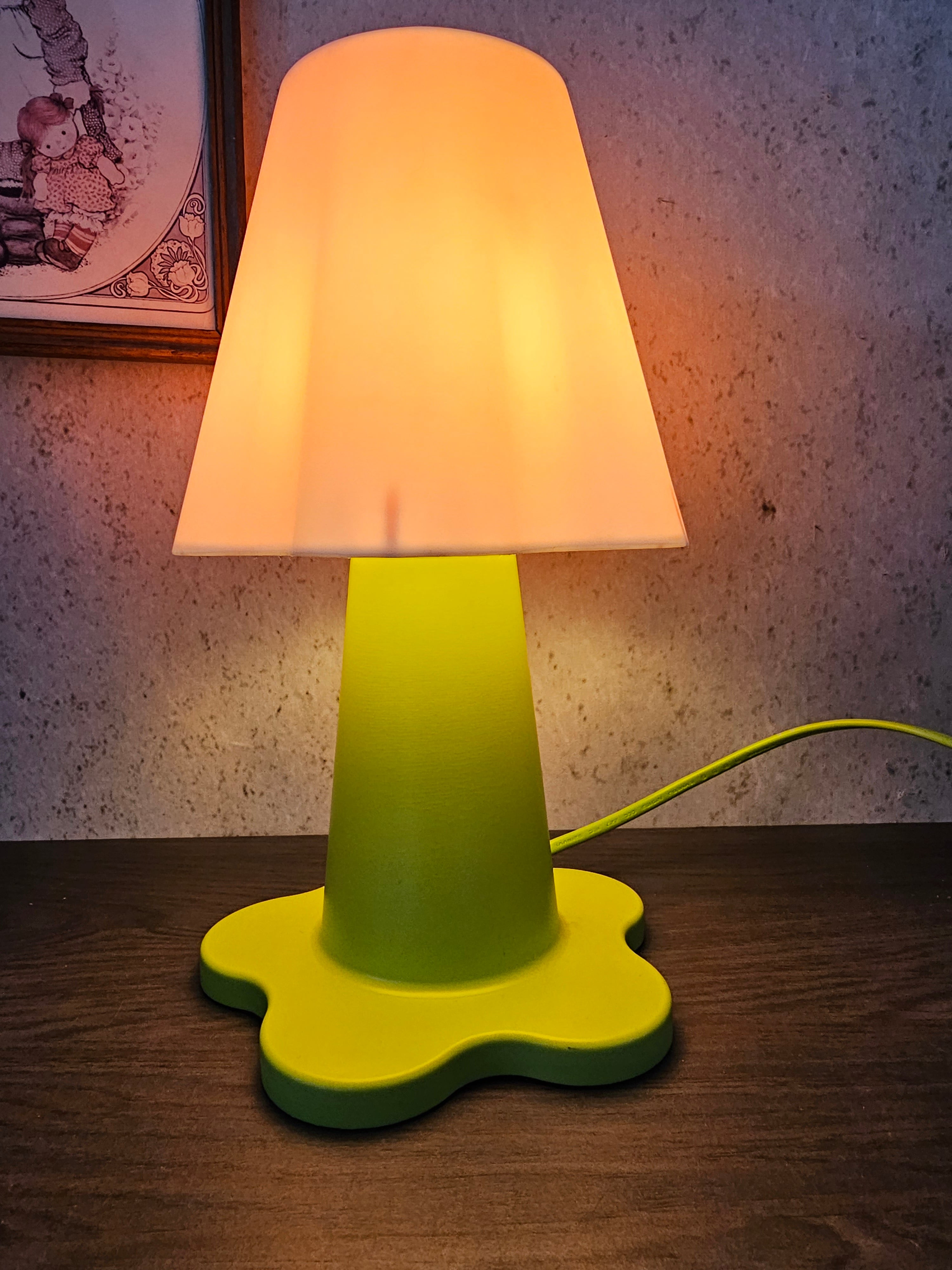 Ikea Mammut lampje lichtroze bloem