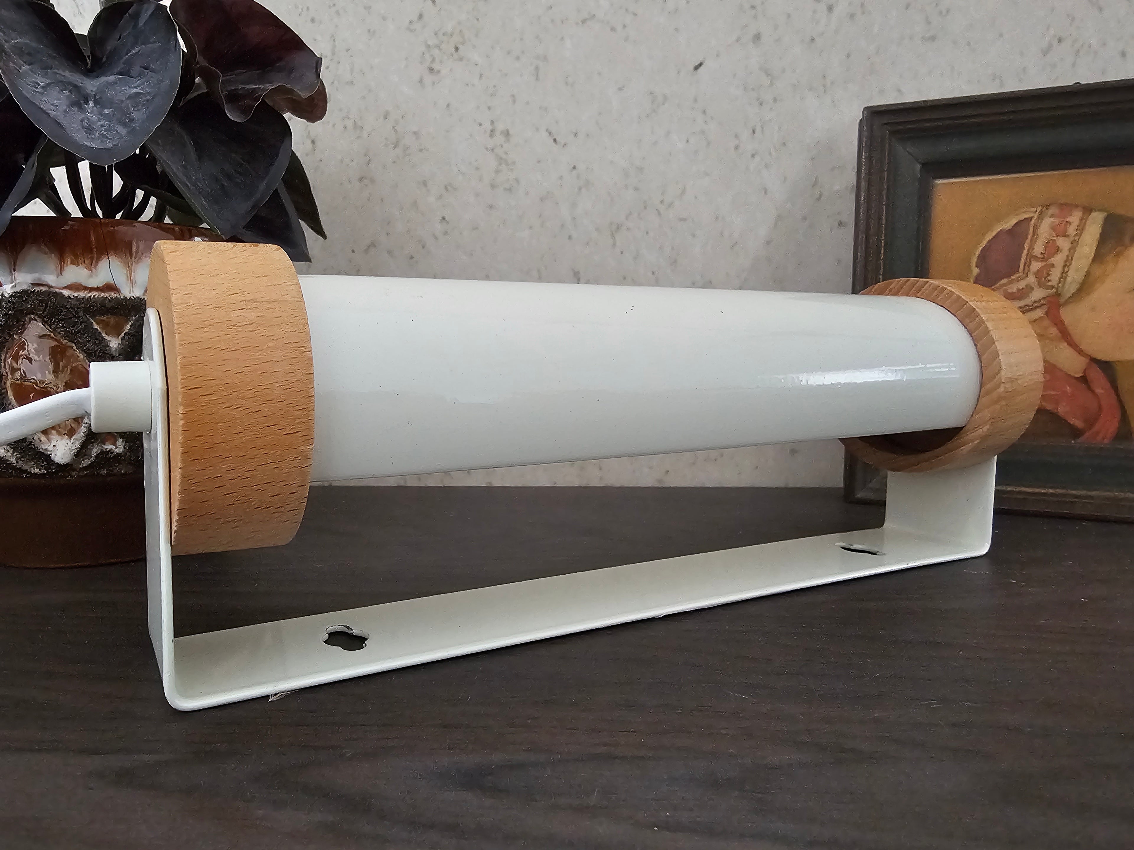 Hema wandlamp / nachtlamp metaal met hout