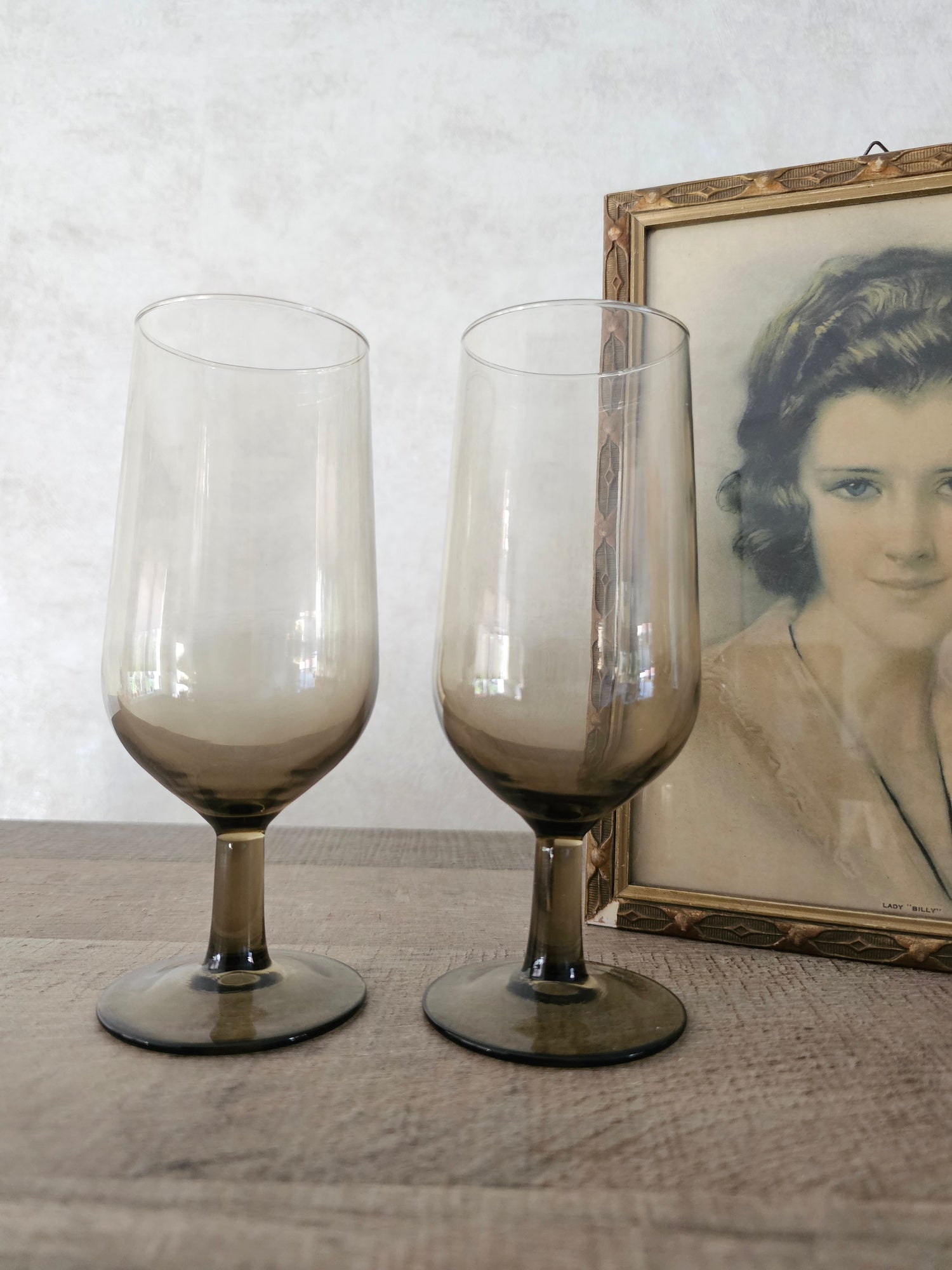 Luminarc France rookglas glazen in tulpvorm