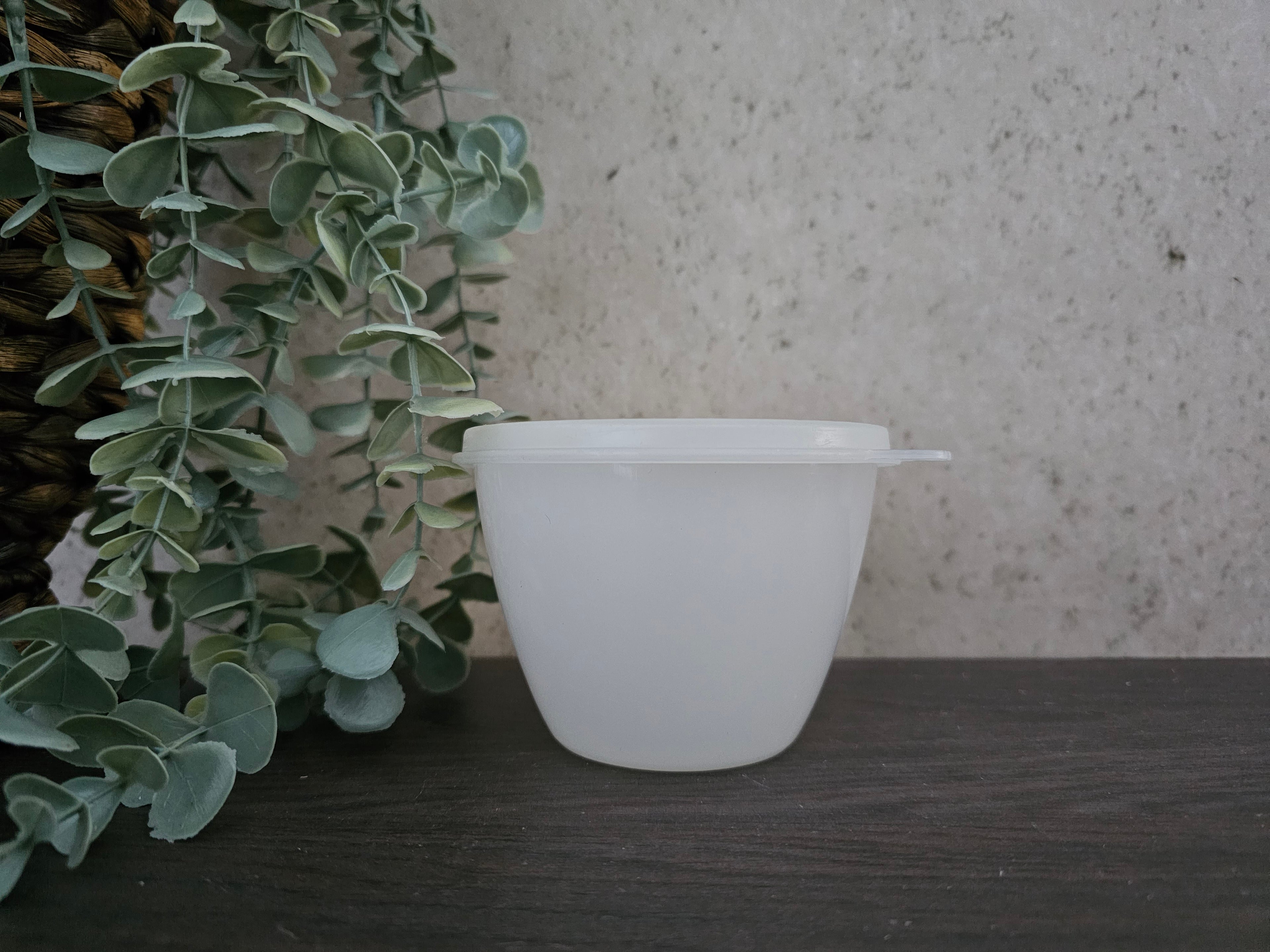 Tupperware bakjes met deksel pastel