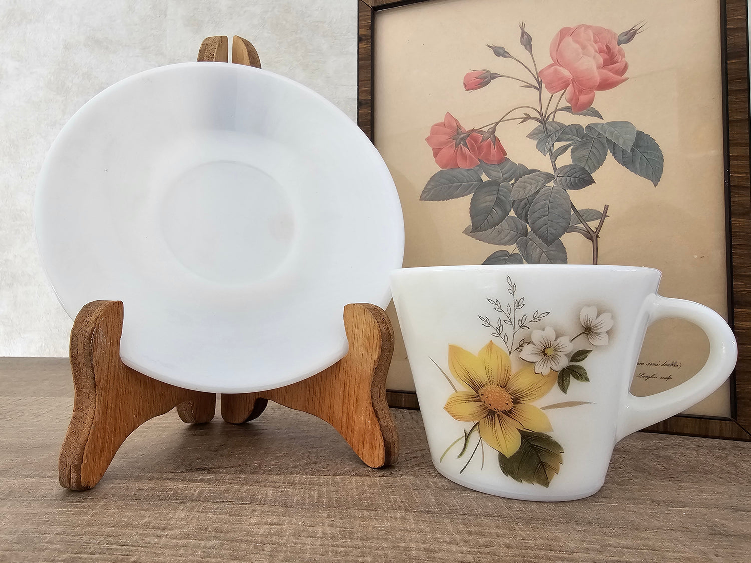 Pyrex Autumn Glory kop en schotel