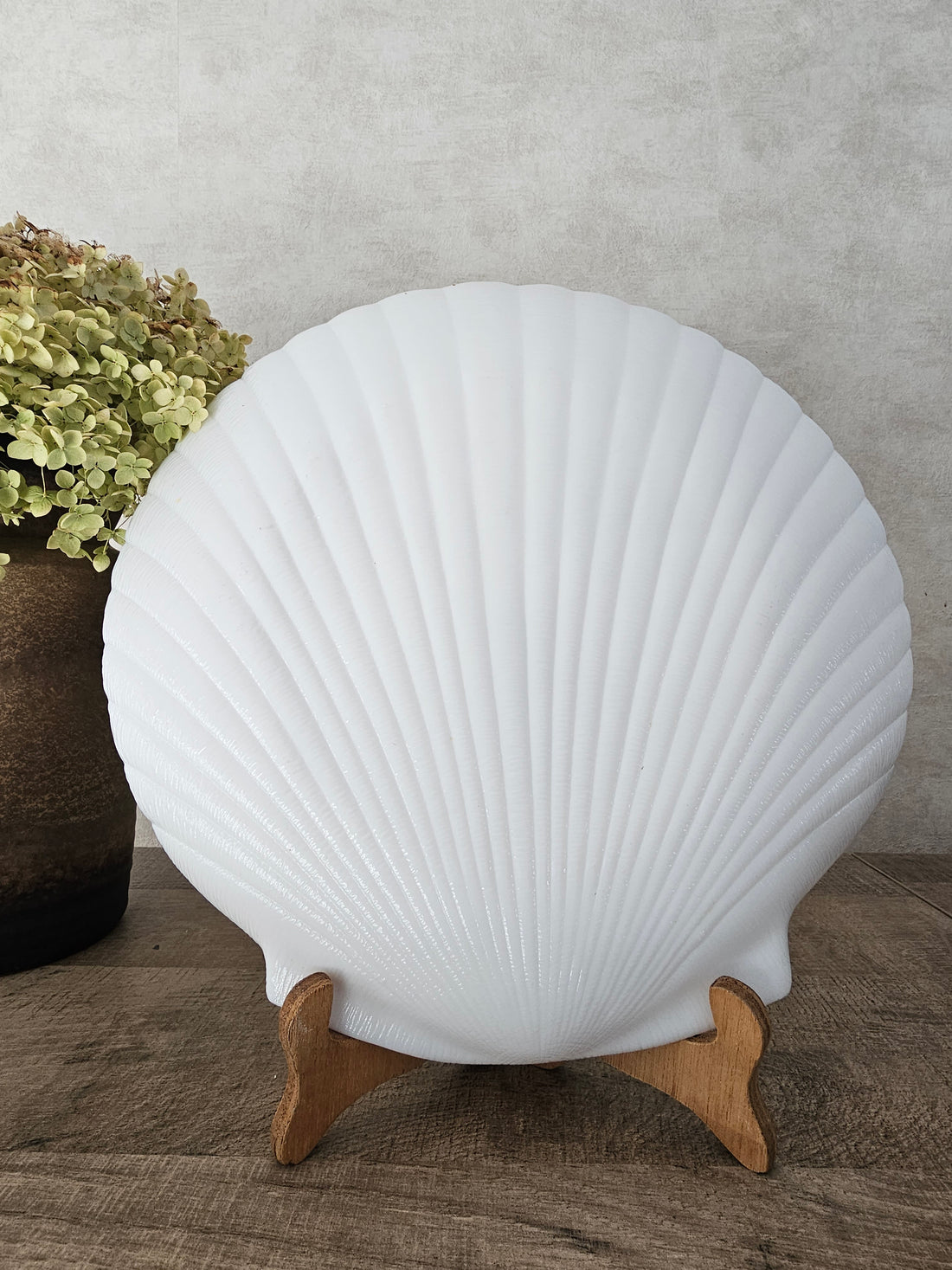 Arcoroc France wit schelp bord