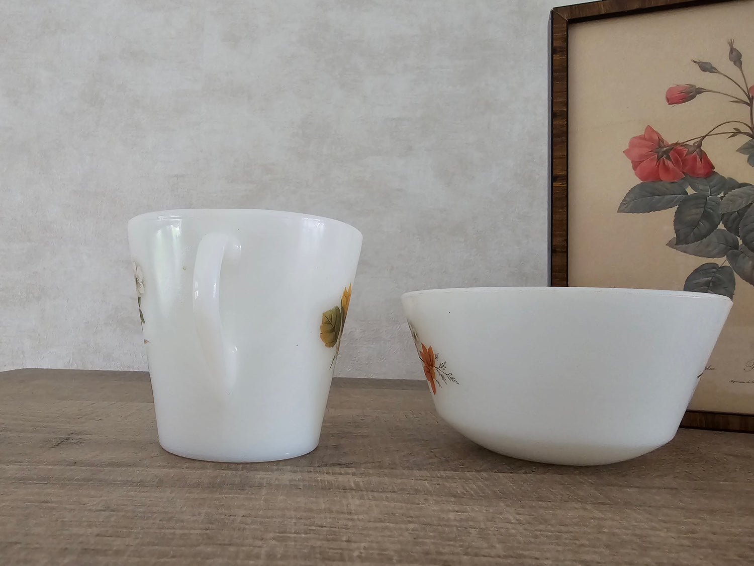 Pyrex Autumn Glory suiker & melk