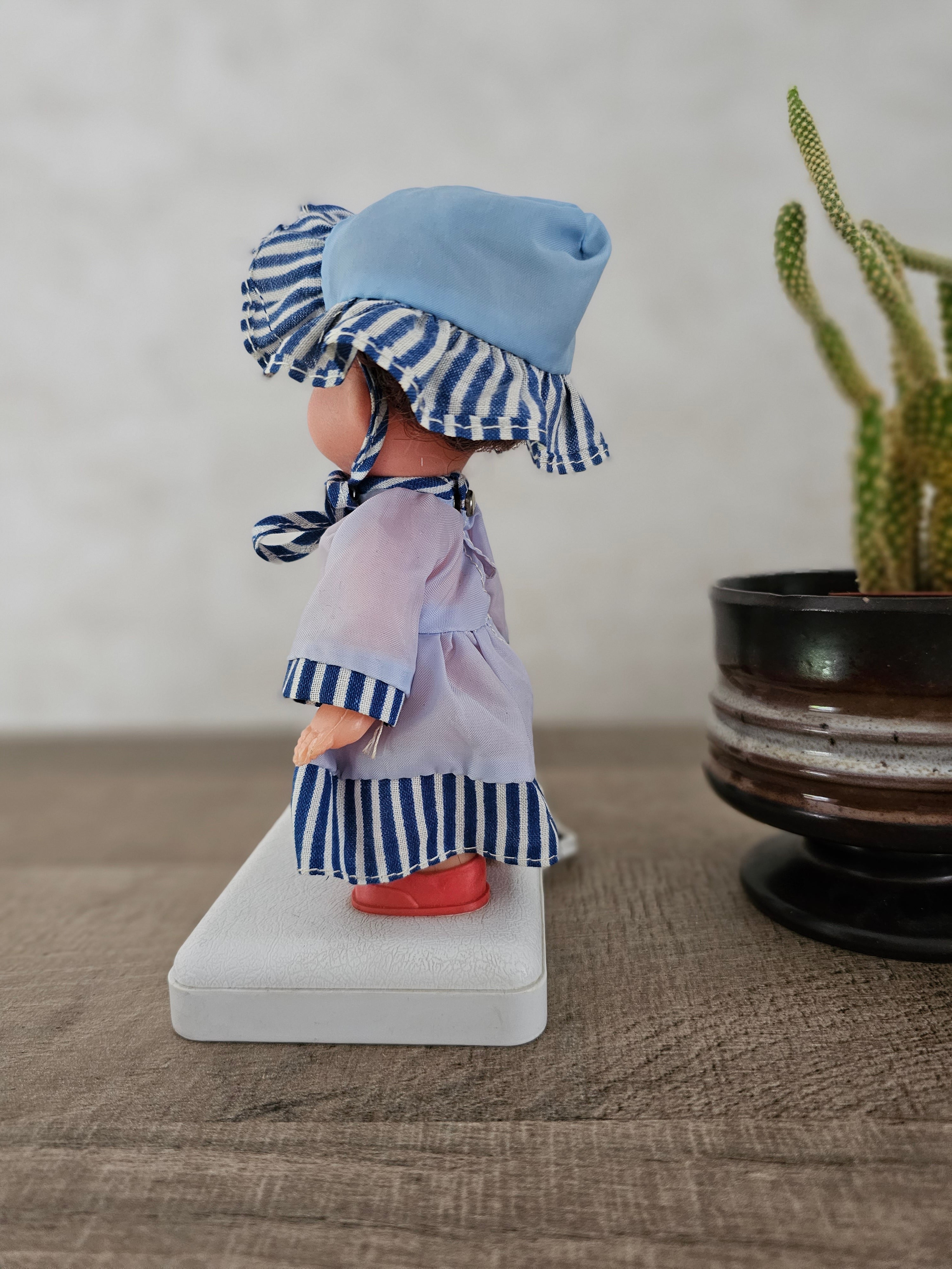 Vintage (nacht) lampje met popje