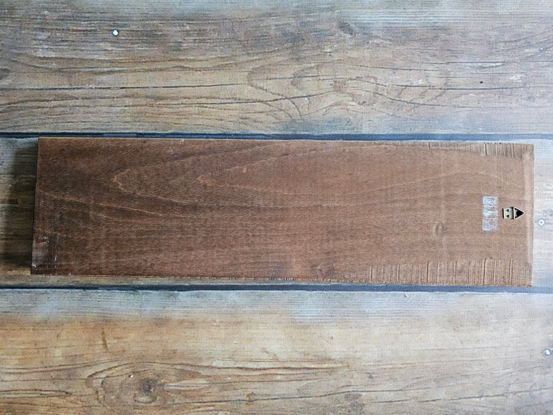 Eikenhouten handgestoken speculaasplank Abraham