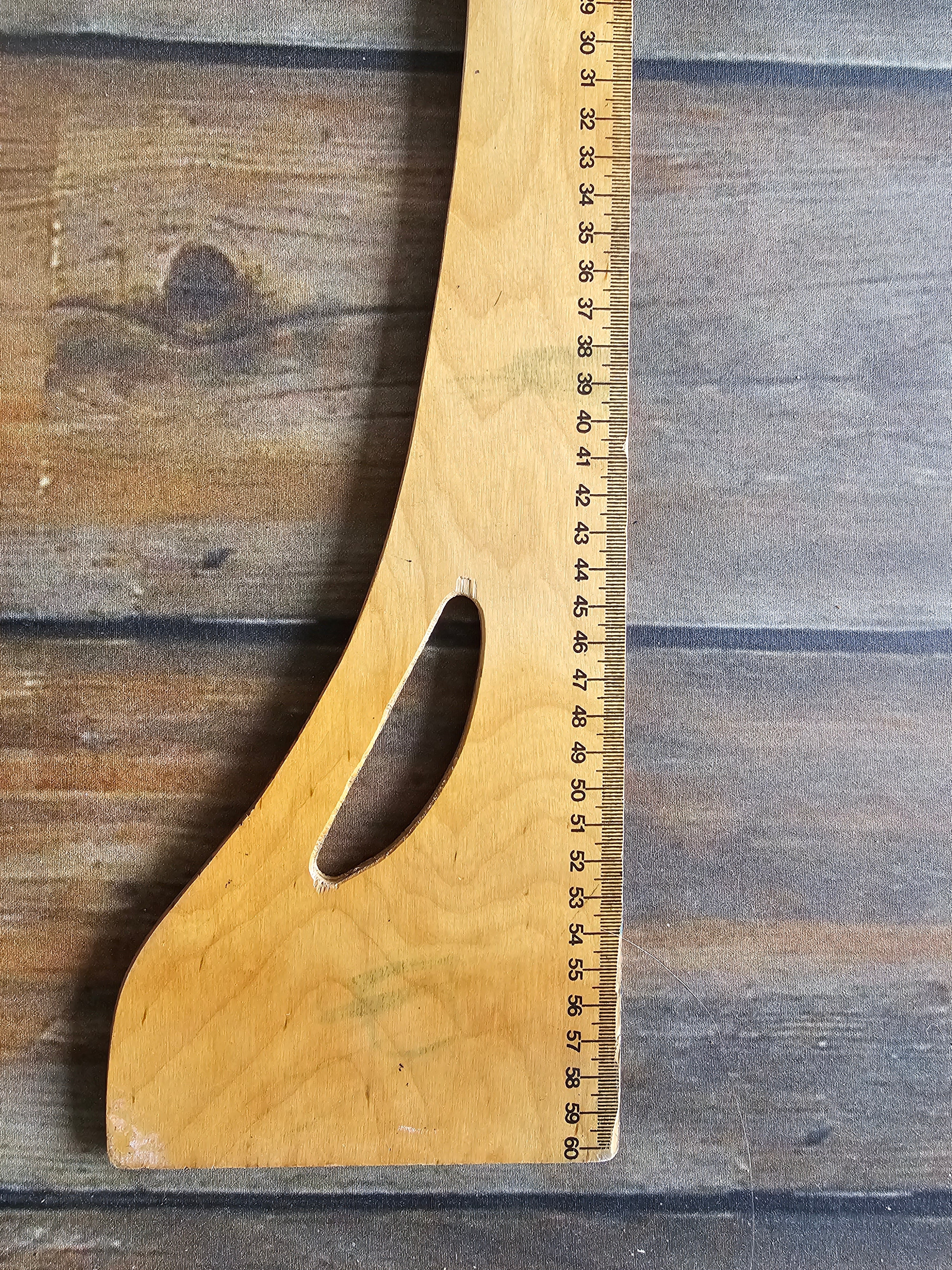 Houten coupeuse liniaal 60 cm