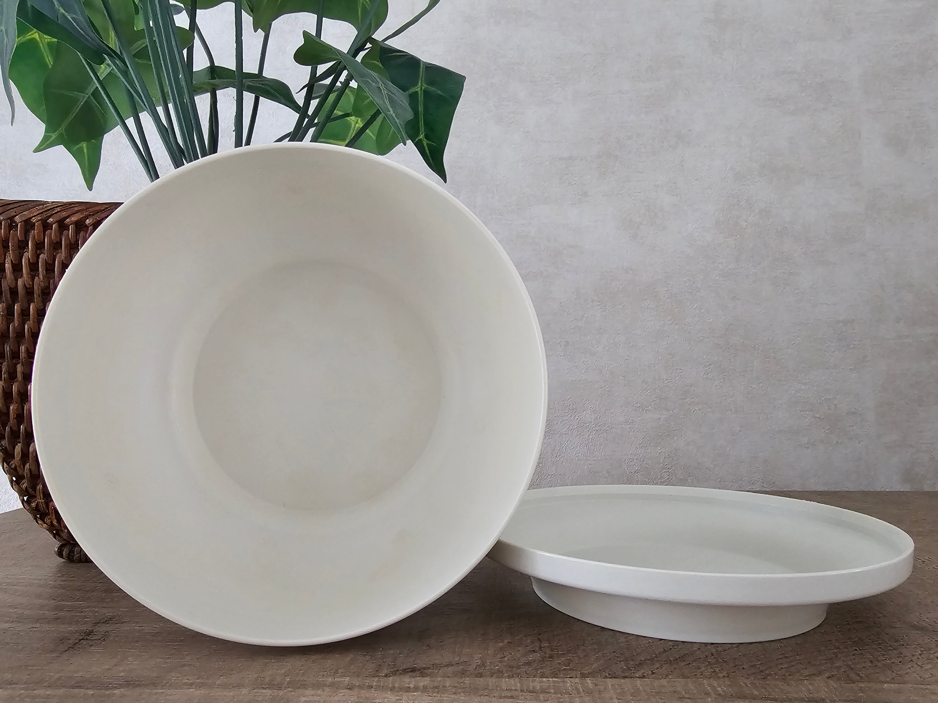 Tupperware oriëntal bowl cremewit