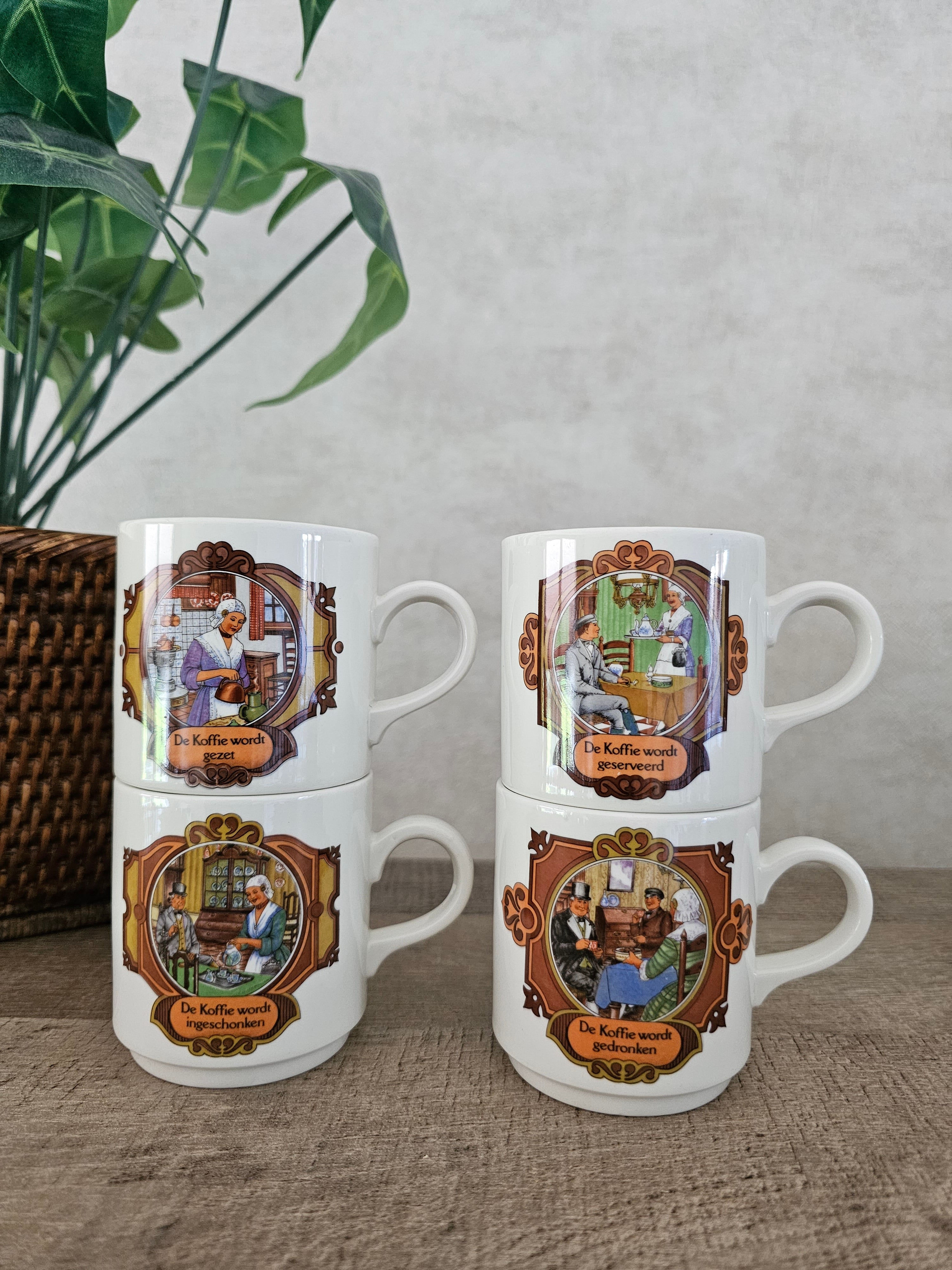 Villeroy Boch Douwe Egberts koffie bekers