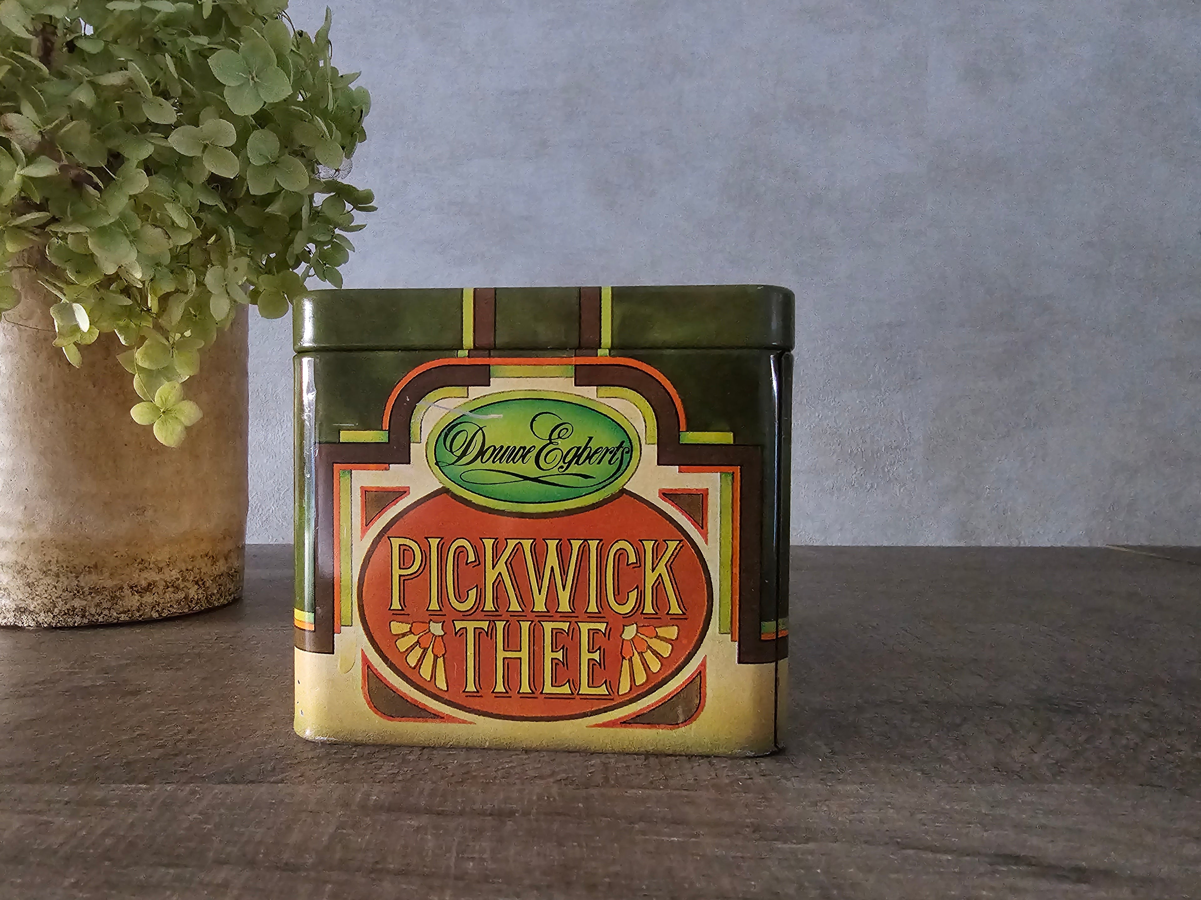 Pickwick Douwe Egberts blik groen