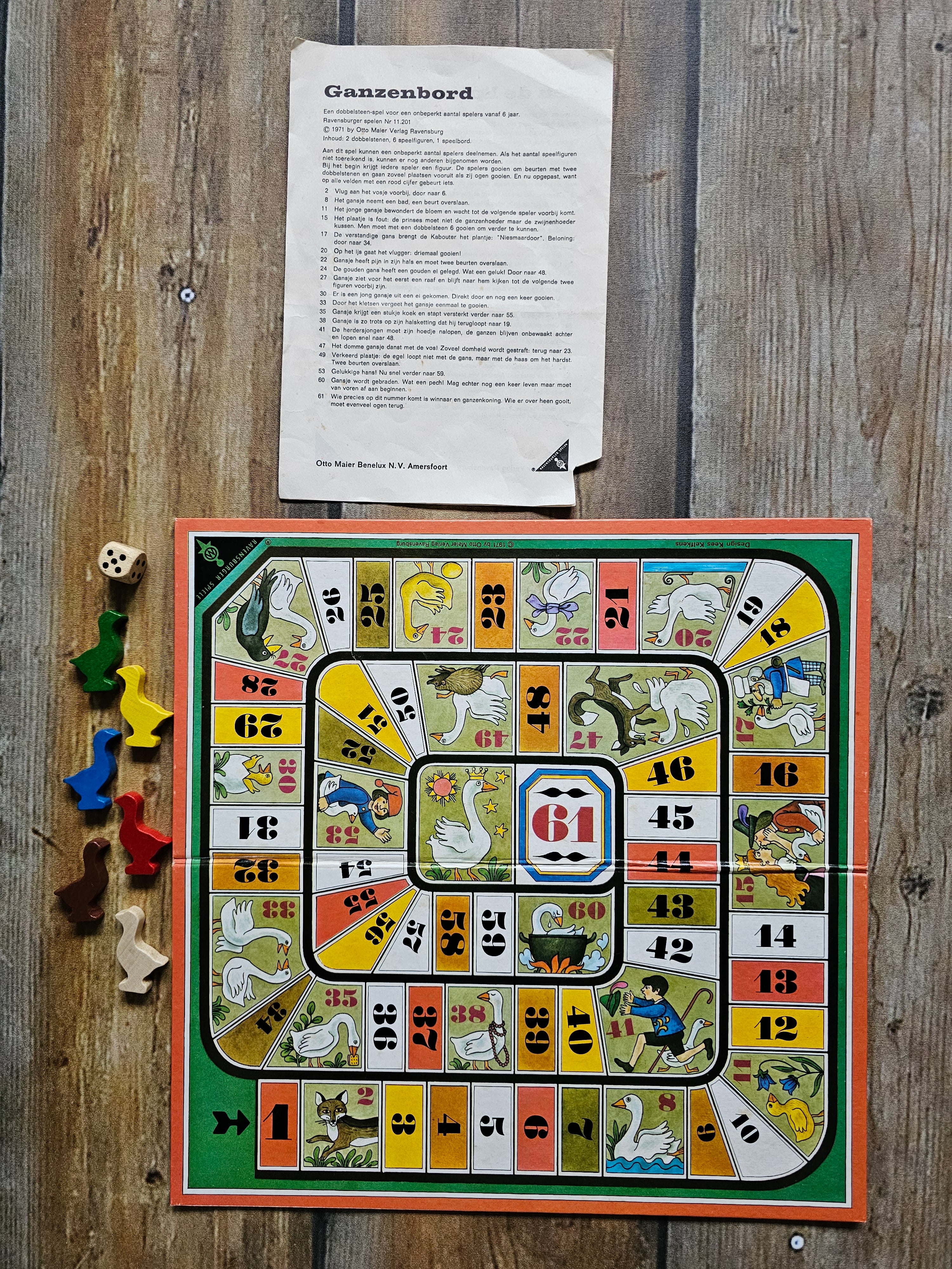 Ravensburger Ganzenbord 1971