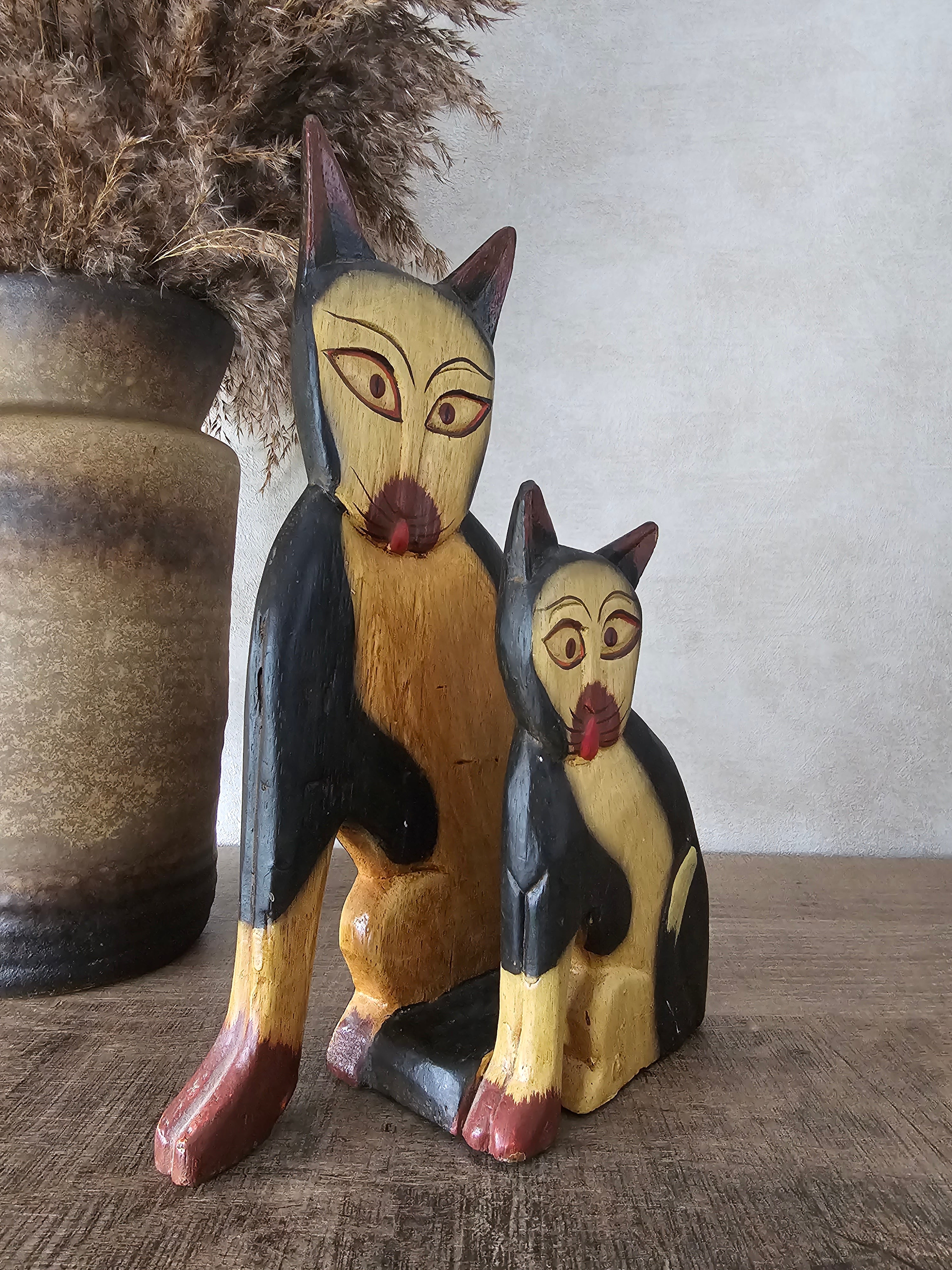 Brieven/ kaartenhouder katten