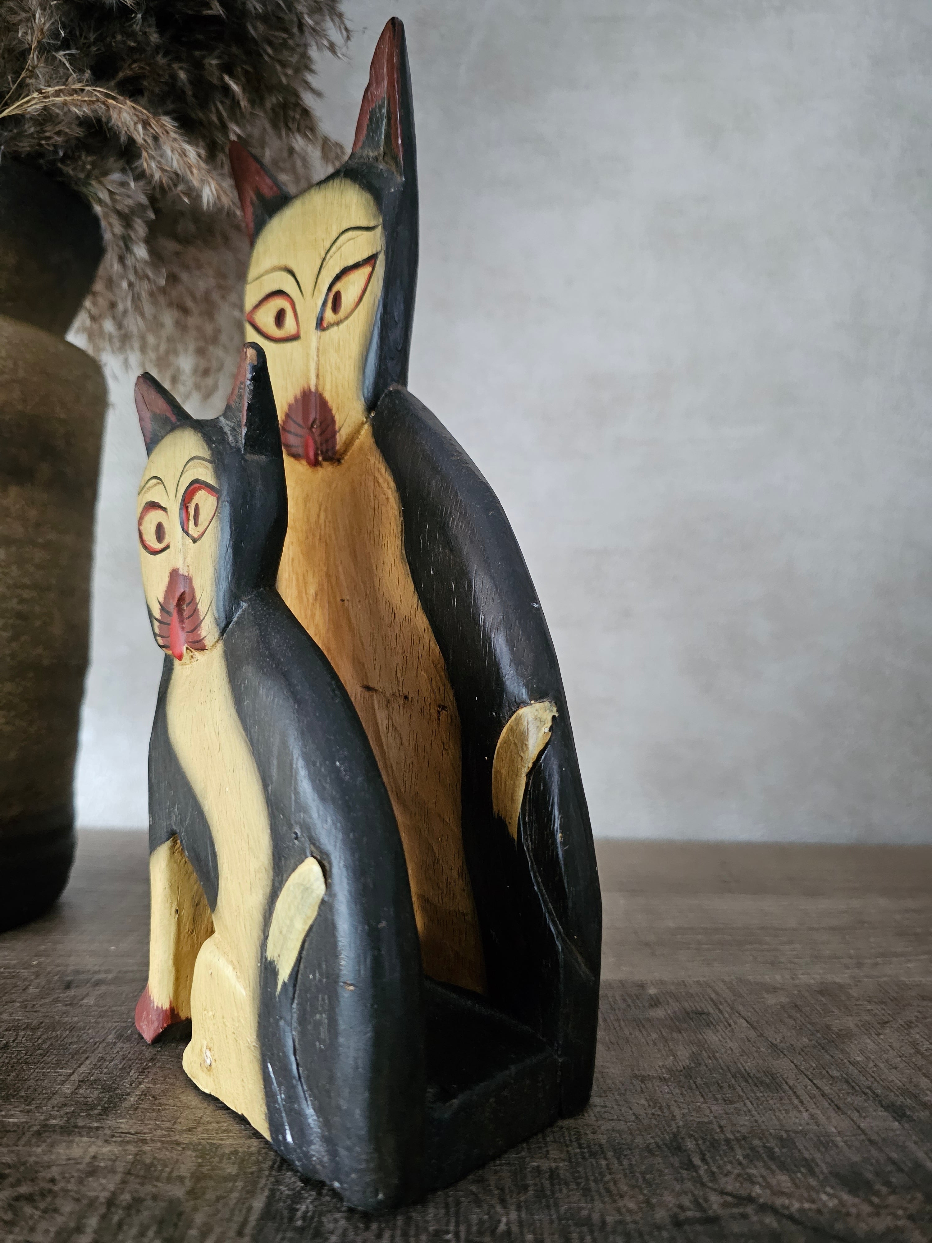 Brieven/ kaartenhouder katten