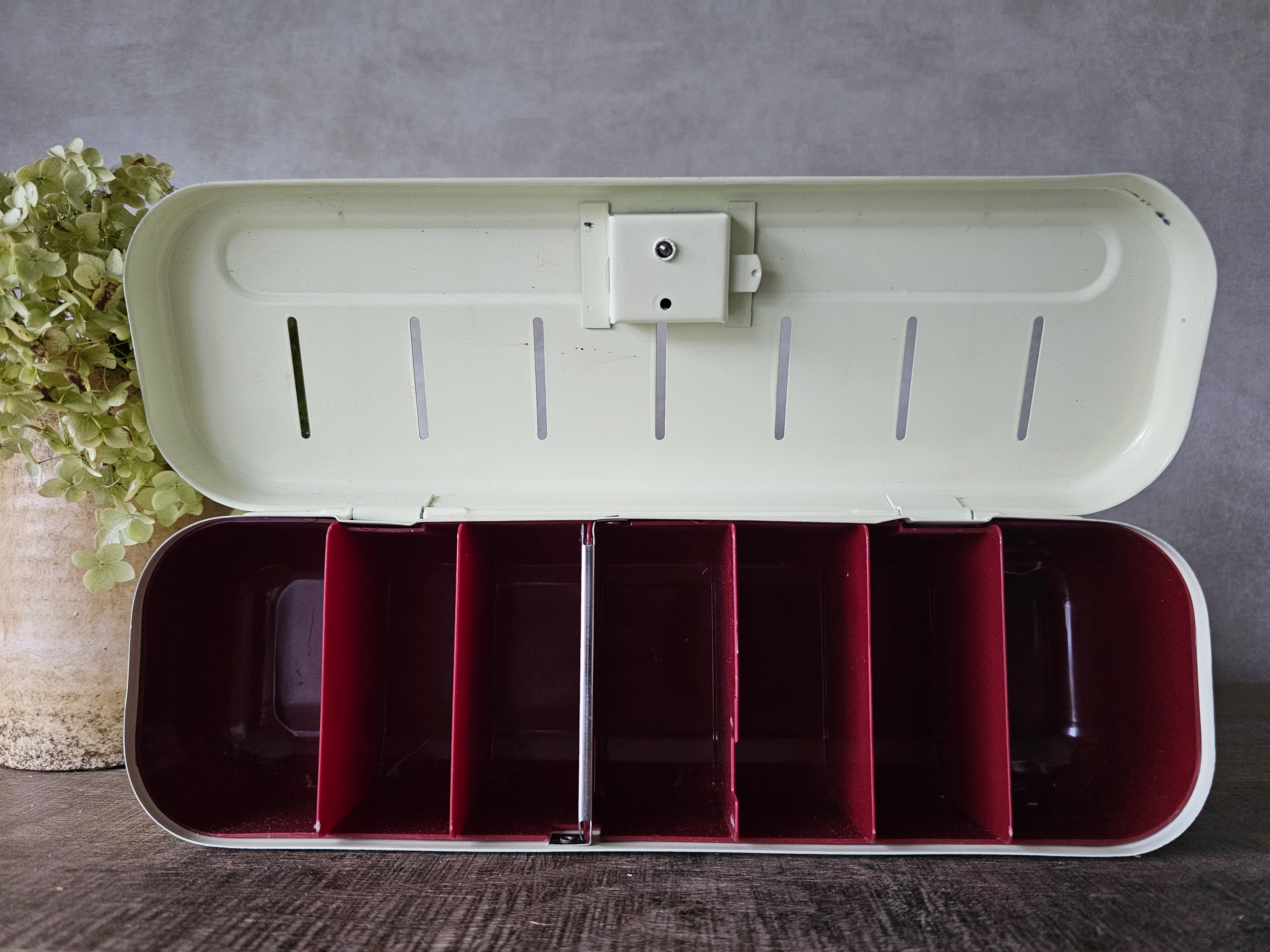 Brabantia cremewitte huishoud spaarblik
