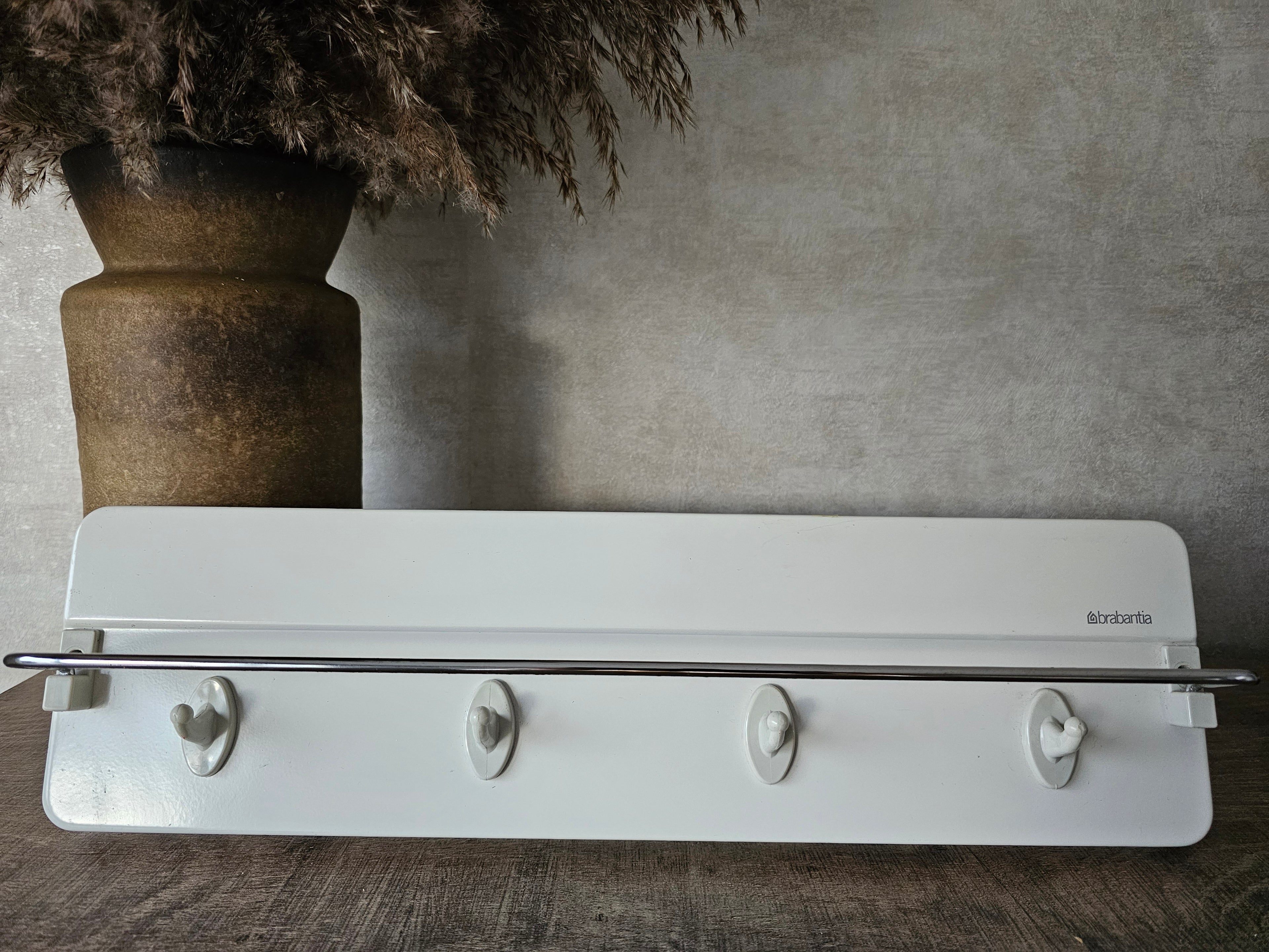 Brabantia handdoekenrek wit