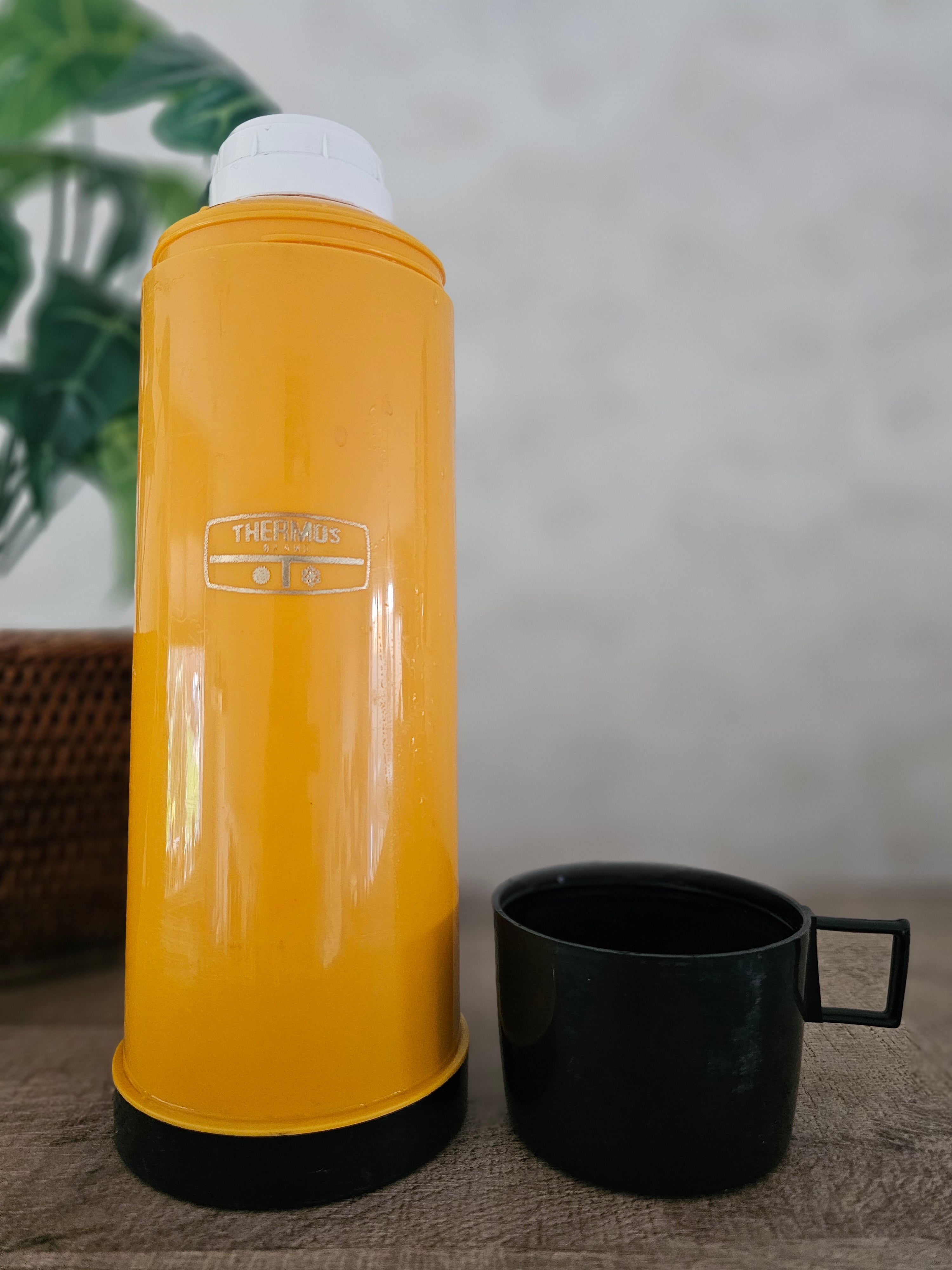 Thermoskan oranje / bruin