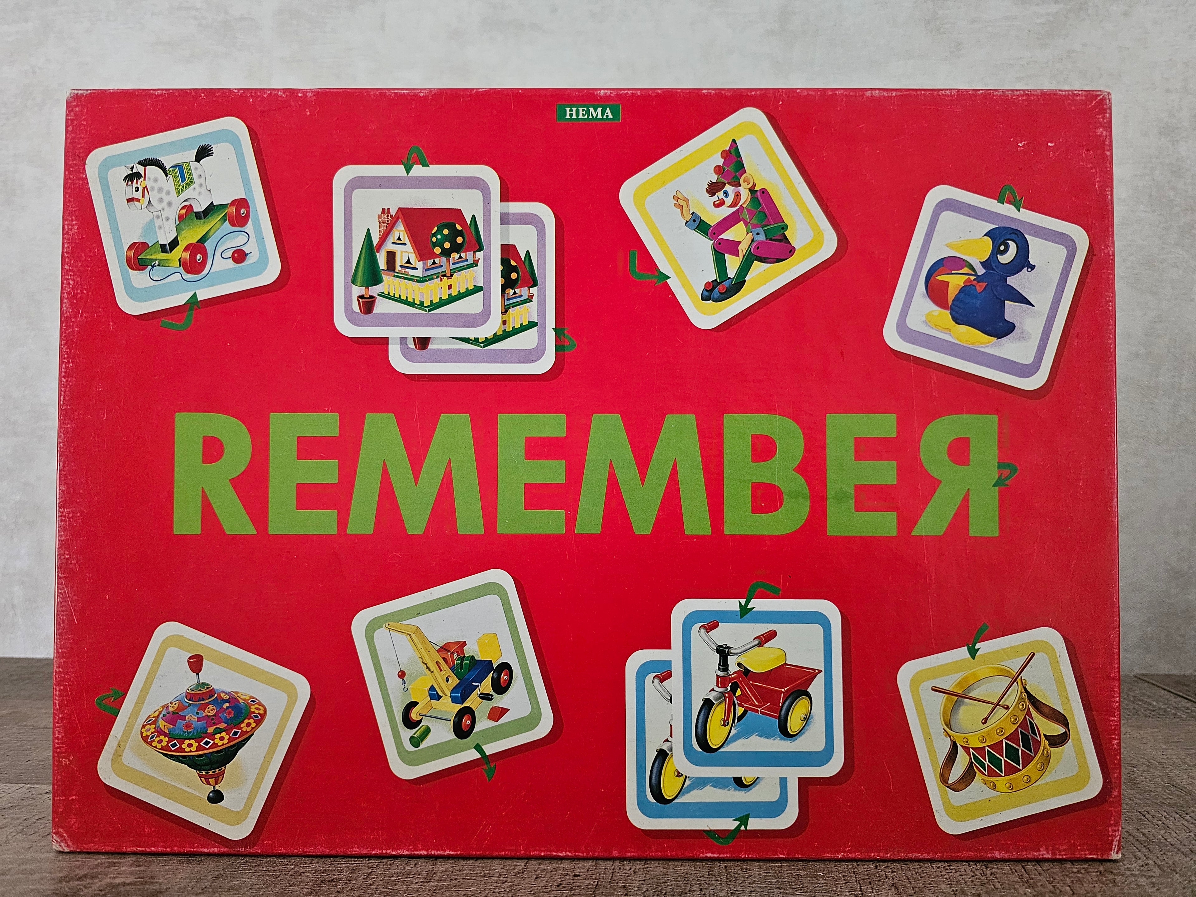 HEMA memorie spel jaren 80