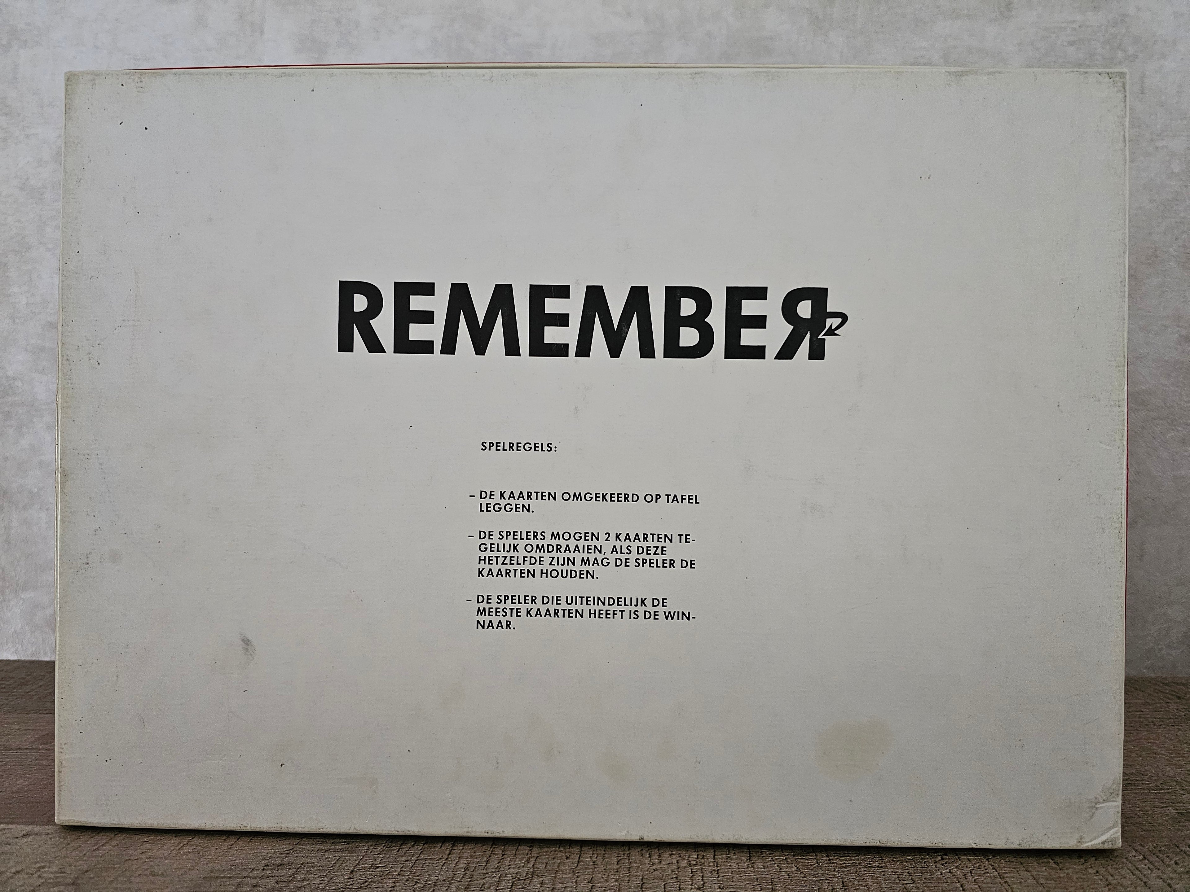 Vintage Hema Remember 1987 geheugenspel memory