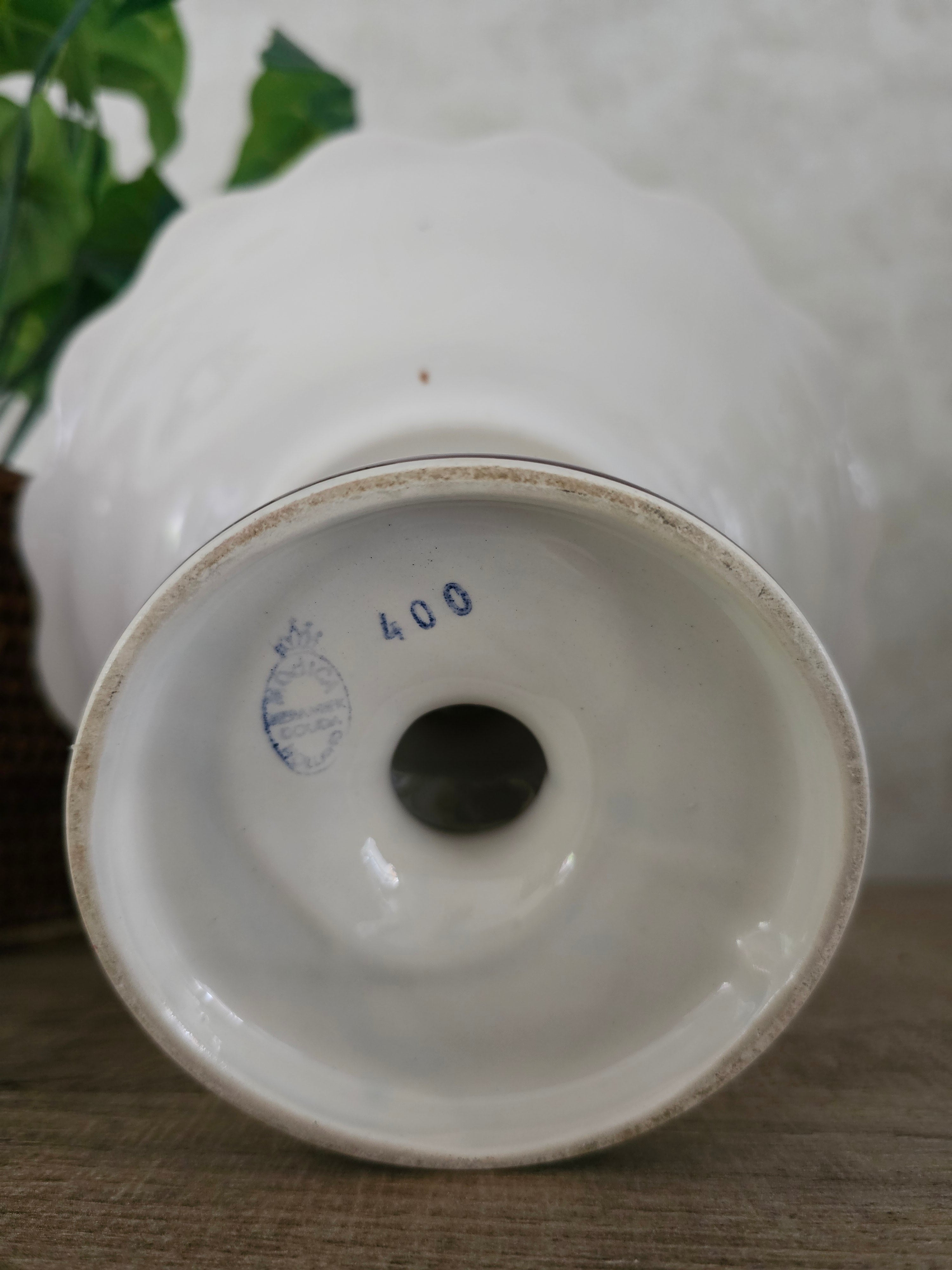 Flora Gouda keramiek Holland (fruit) schaal op voet