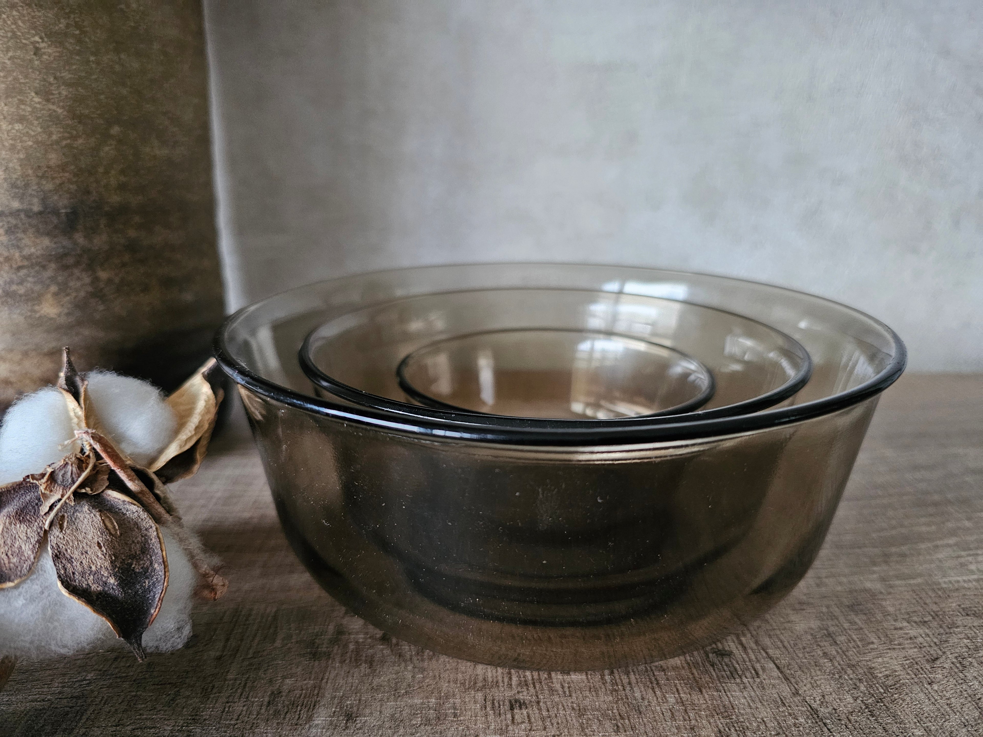 Arcoroc France rookglas nest schalen