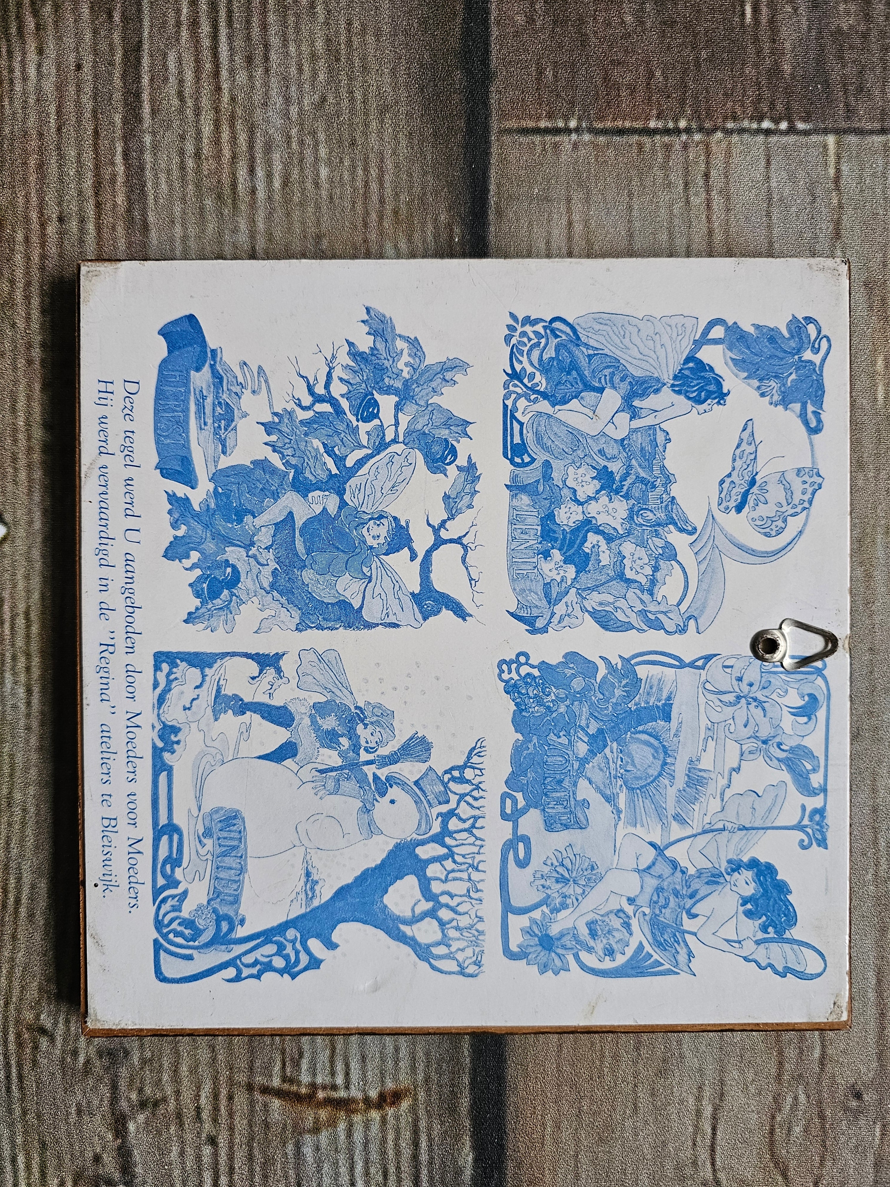 Seizoenen tegels wanddecoratie