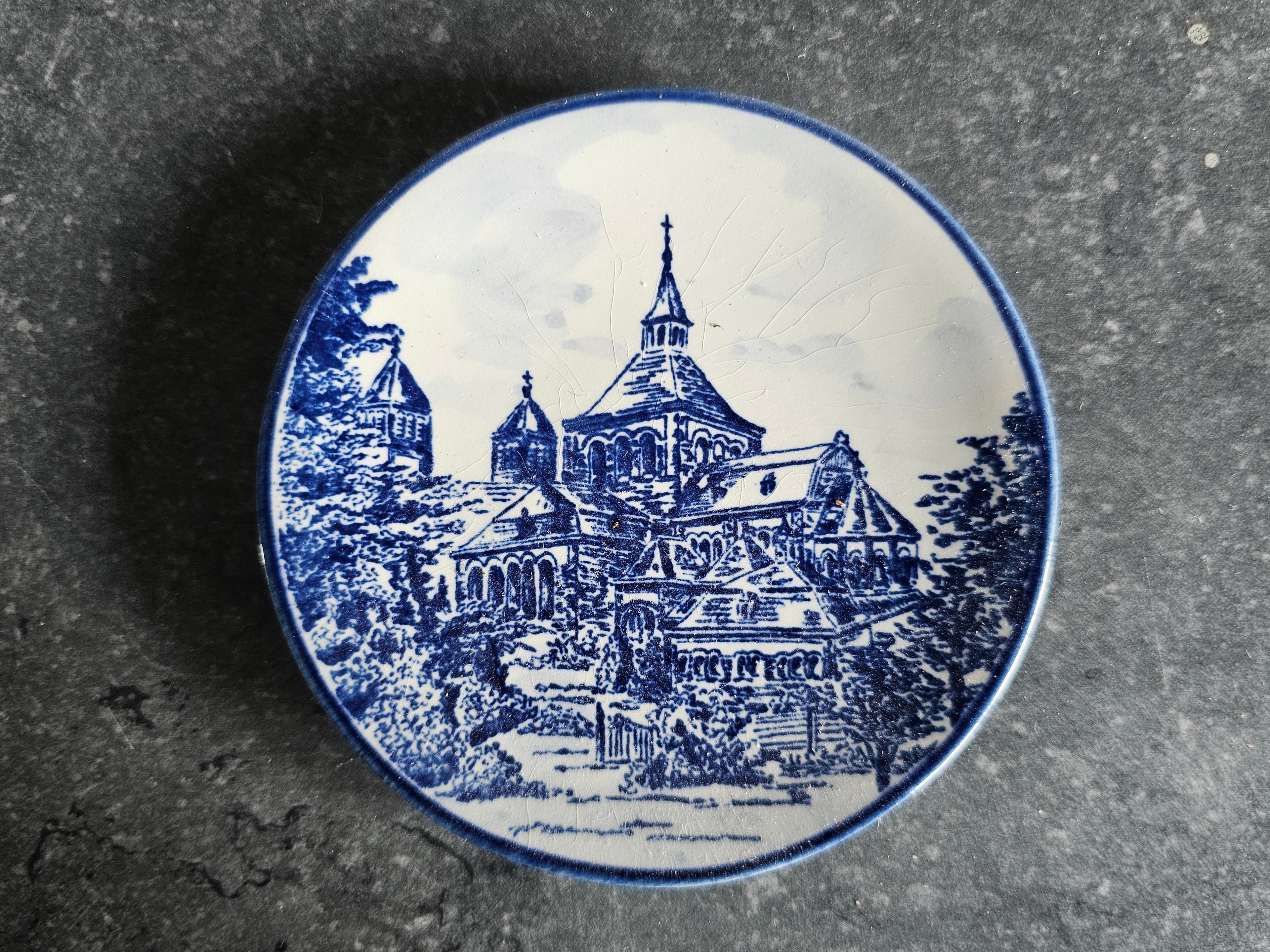 Delfts blauw wandbordjes