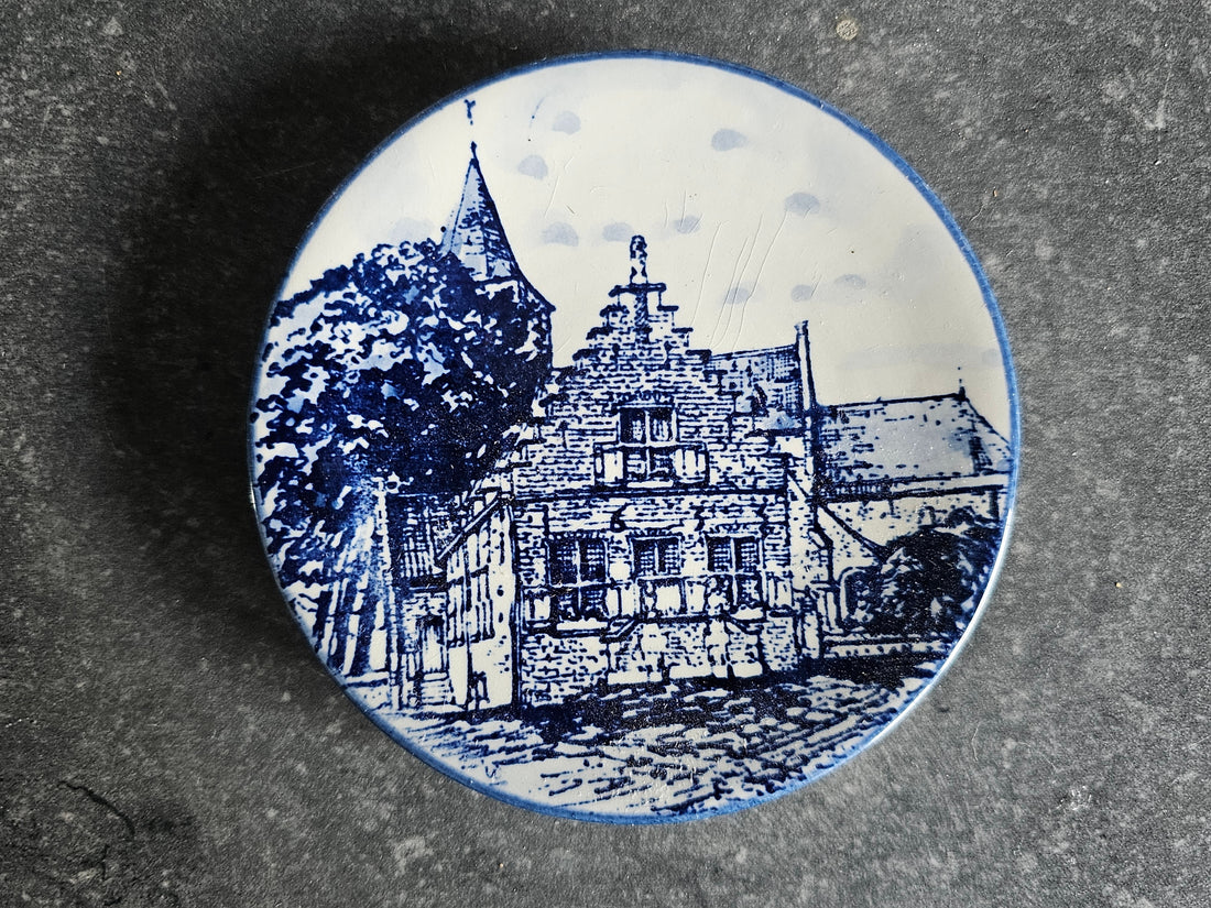 Delfts blauw wandbordjes