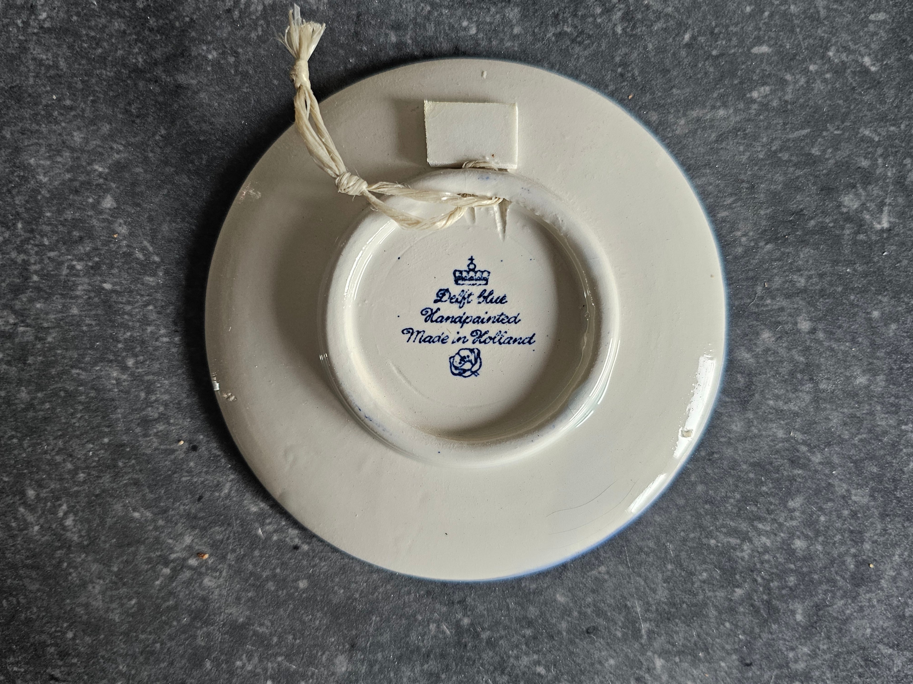 Delfts blauw wandbordjes