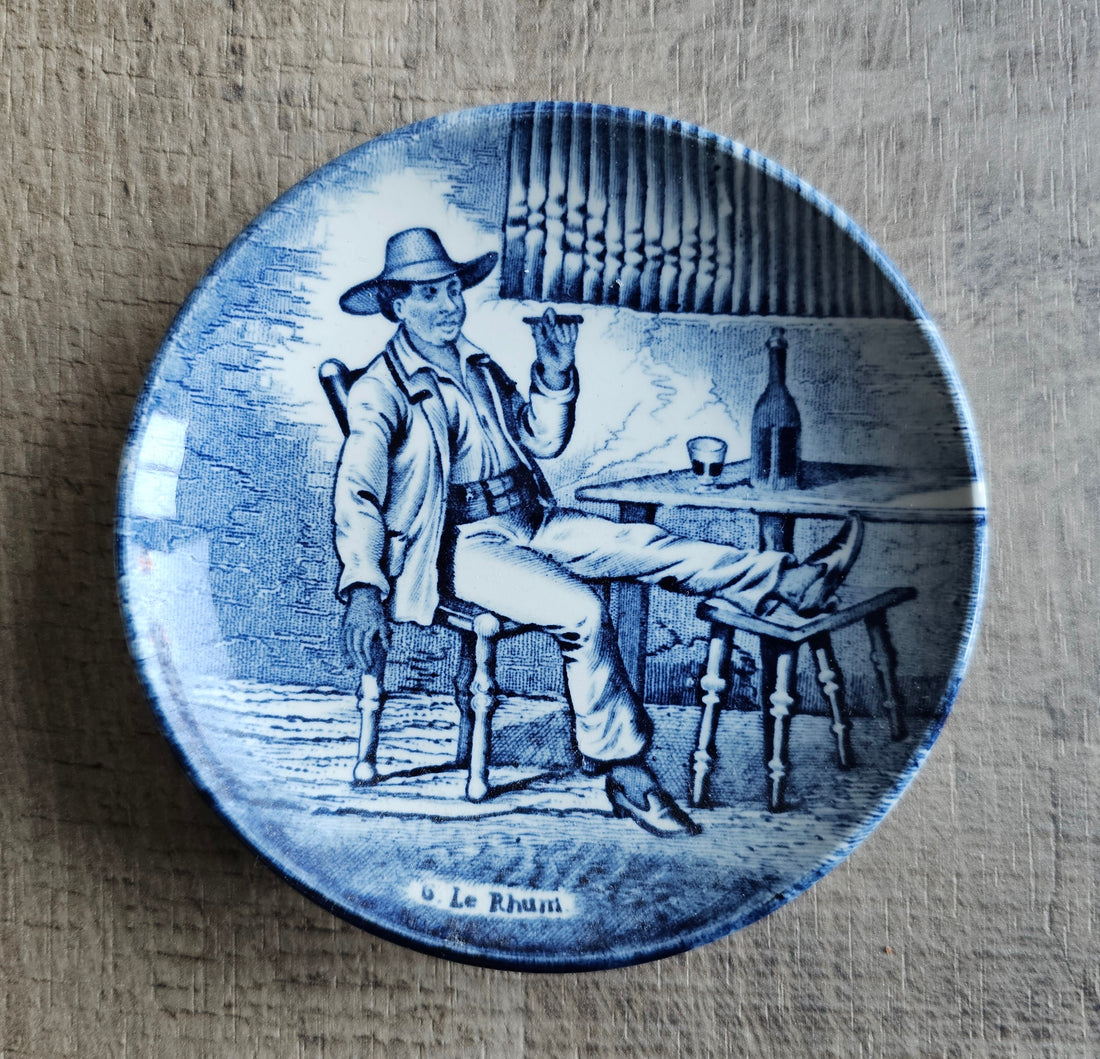 Delfts blauw kleine (wand) bordjes