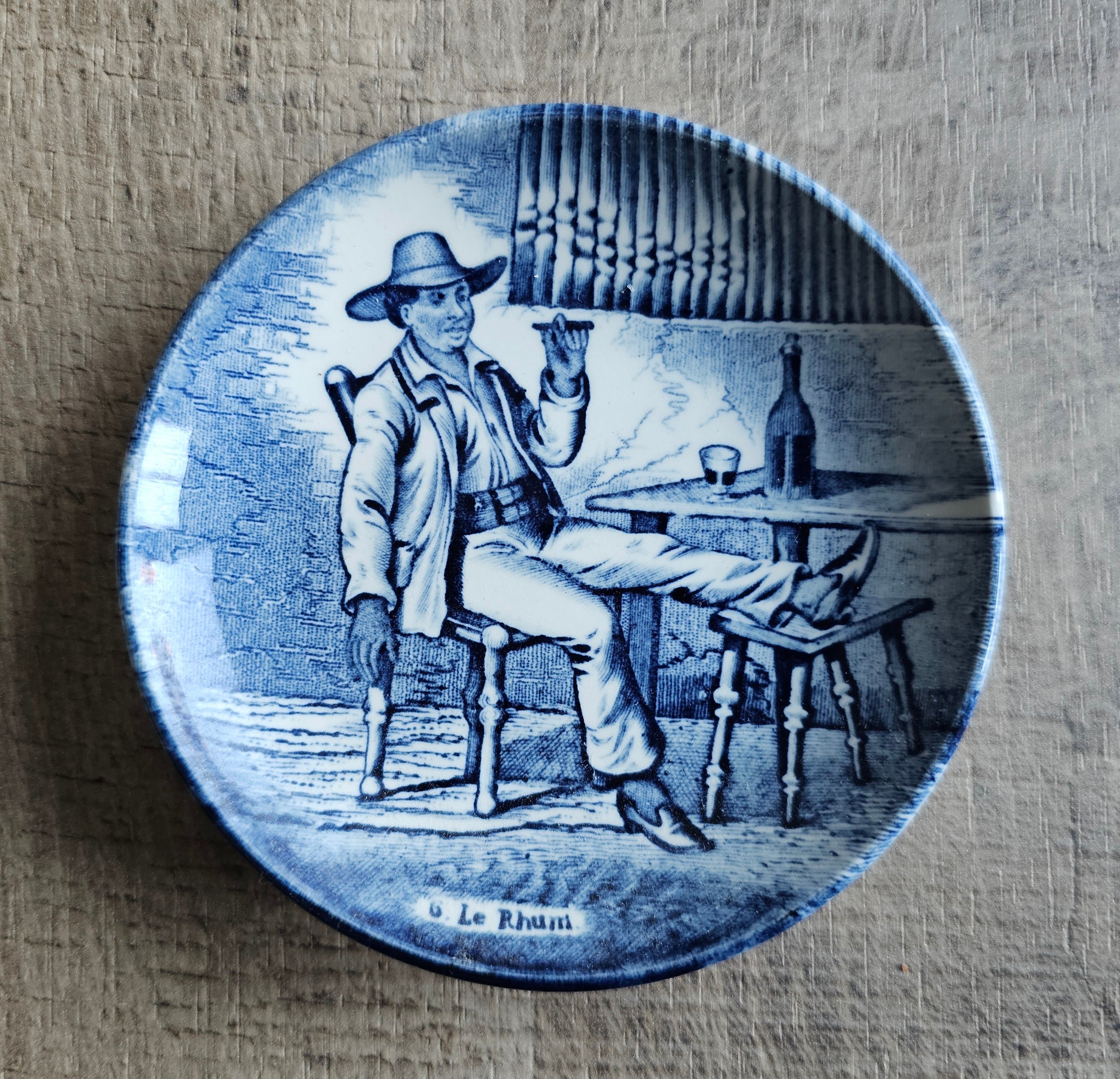 Delfts blauw kleine (wand) bordjes