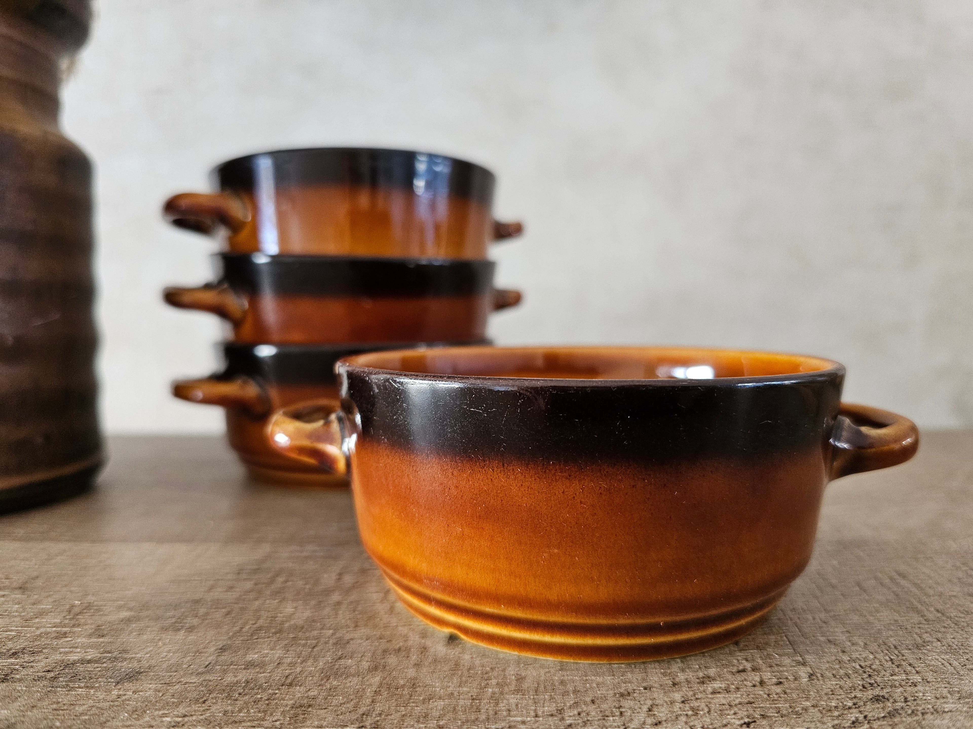 Boch la Louviere soepkommen bruin