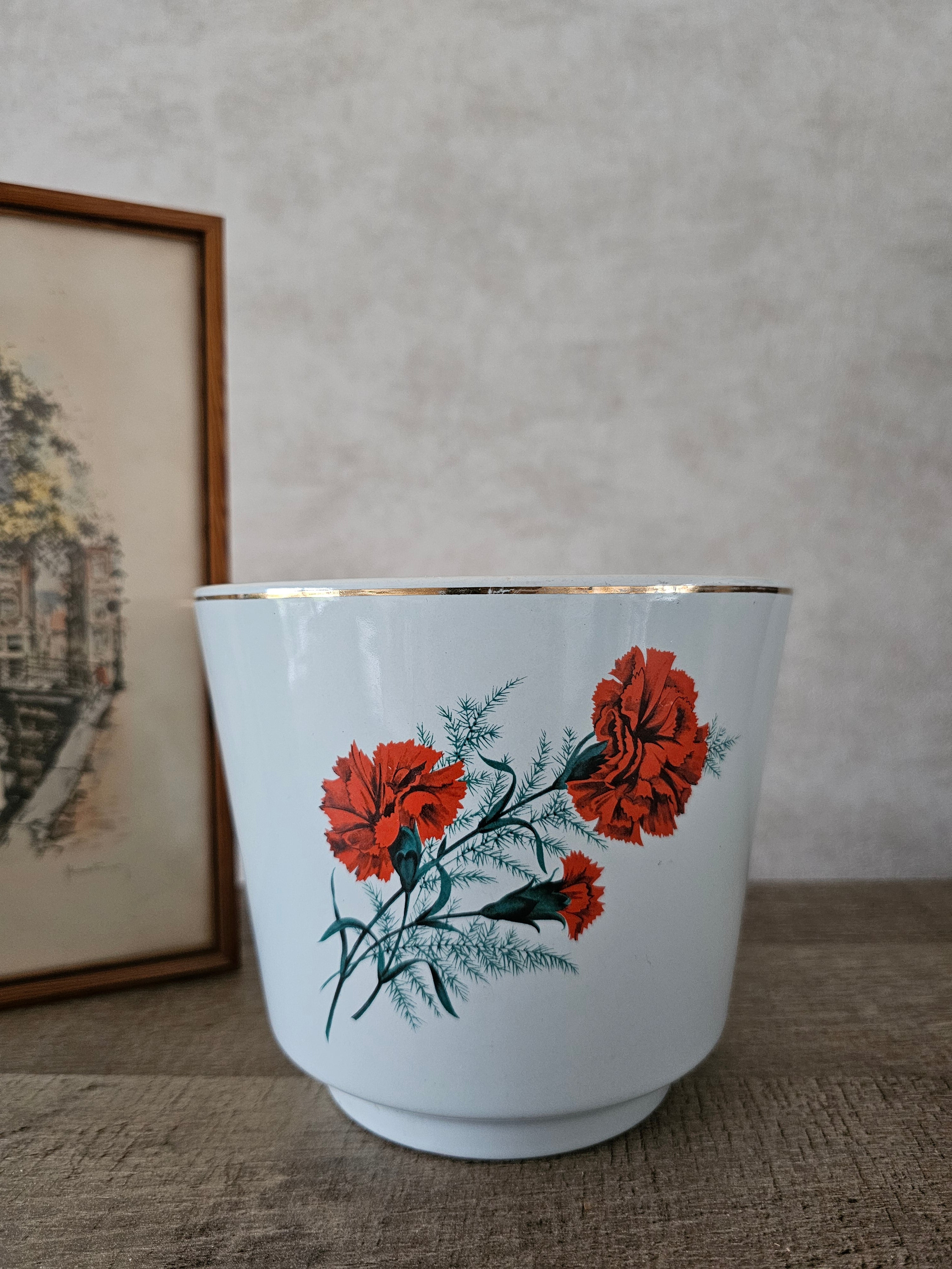 Frankton Tegelen Holland bloempot Anjers