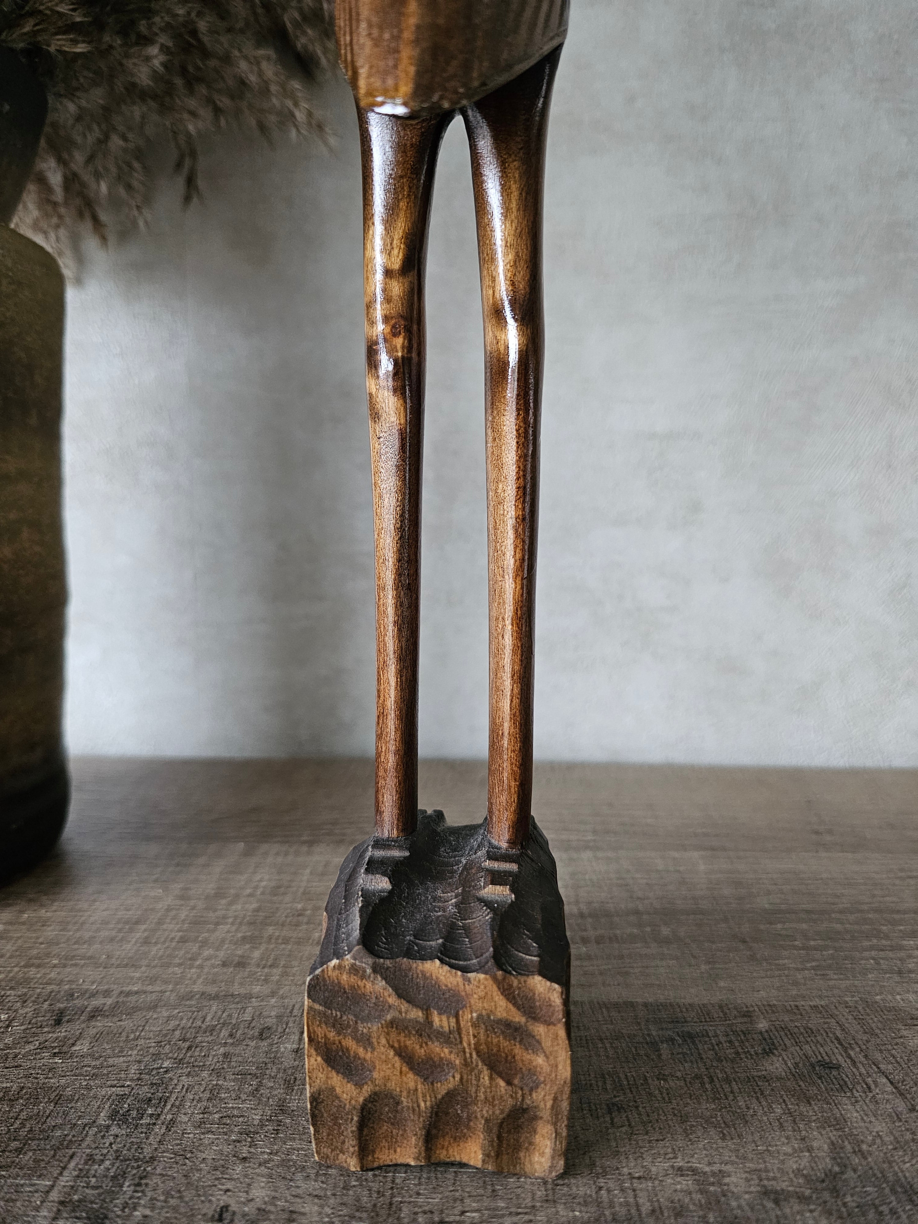 Vintage houten vogel 50 cm