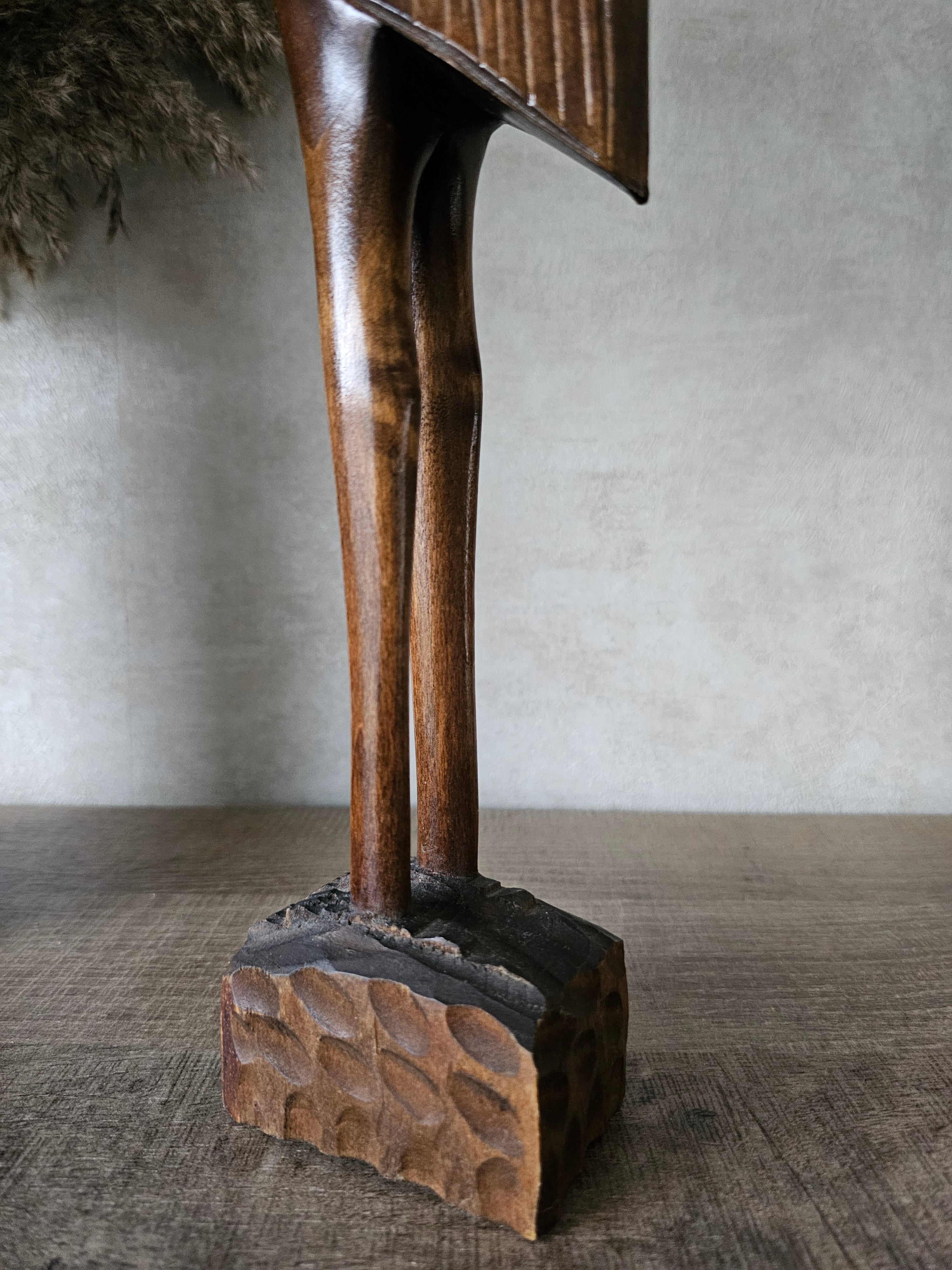 Vintage houten vogel 50 cm