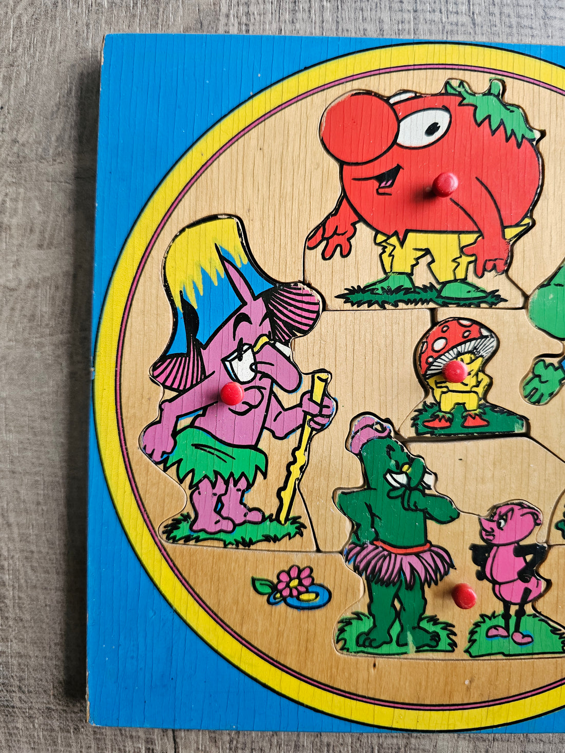 Simplex vierkante houten puzzel