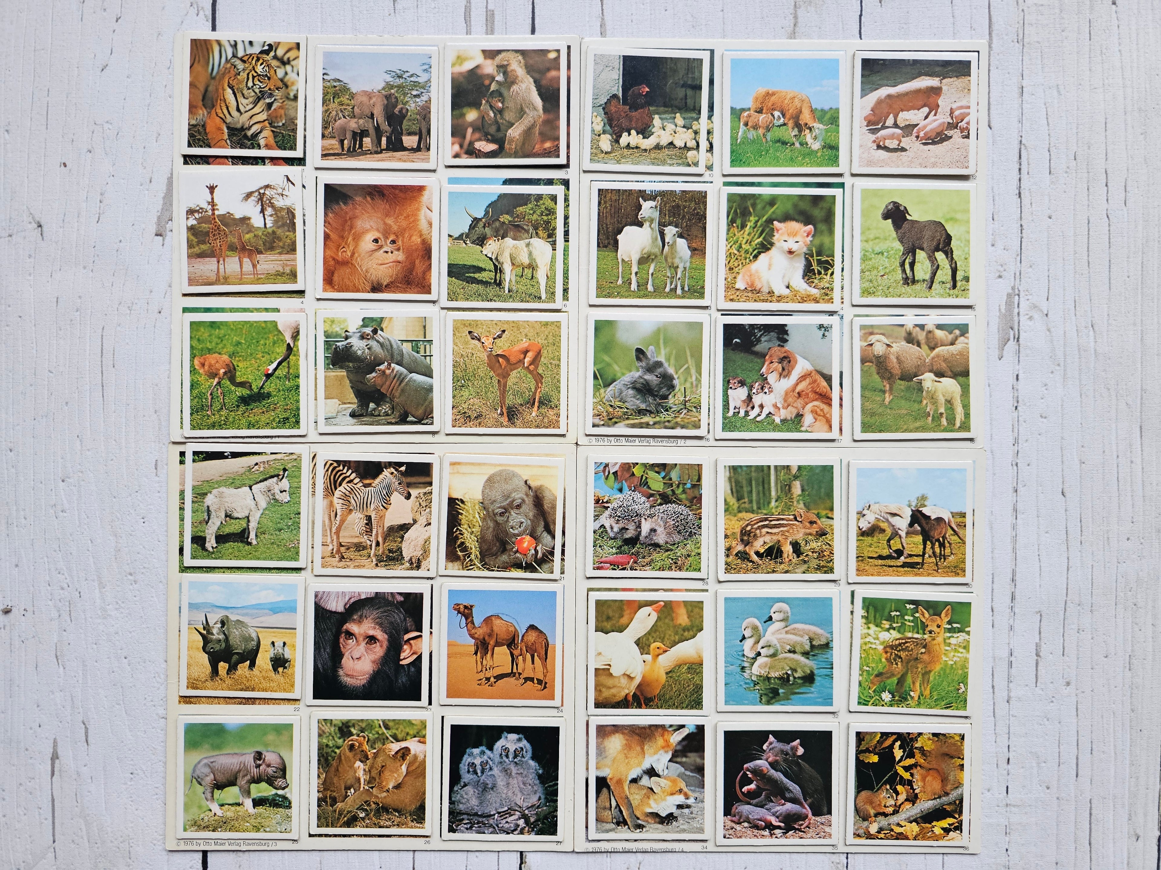 Ravensburger jonge dieren lotto 1976