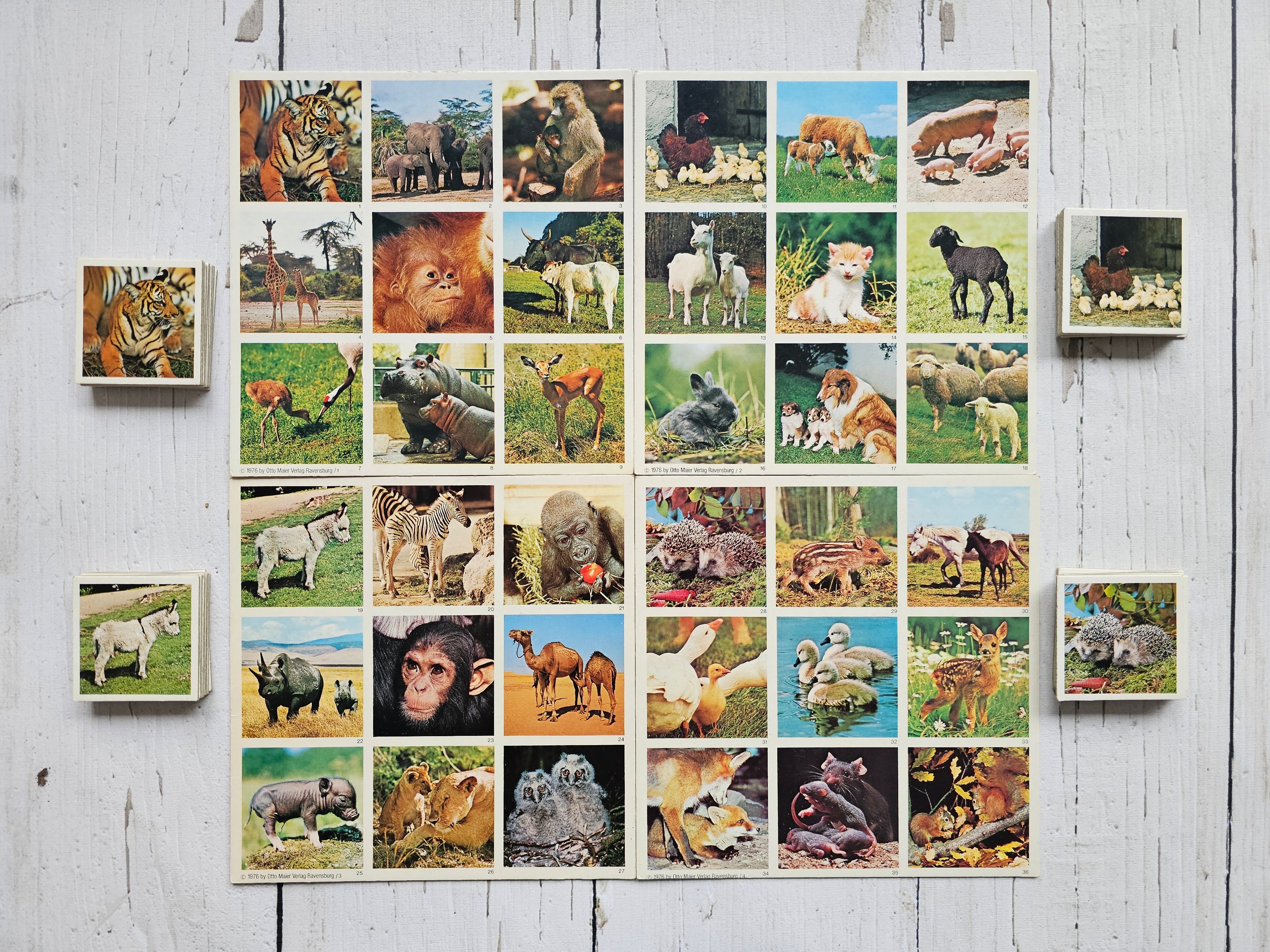 Ravensburger jonge dieren lotto 1976
