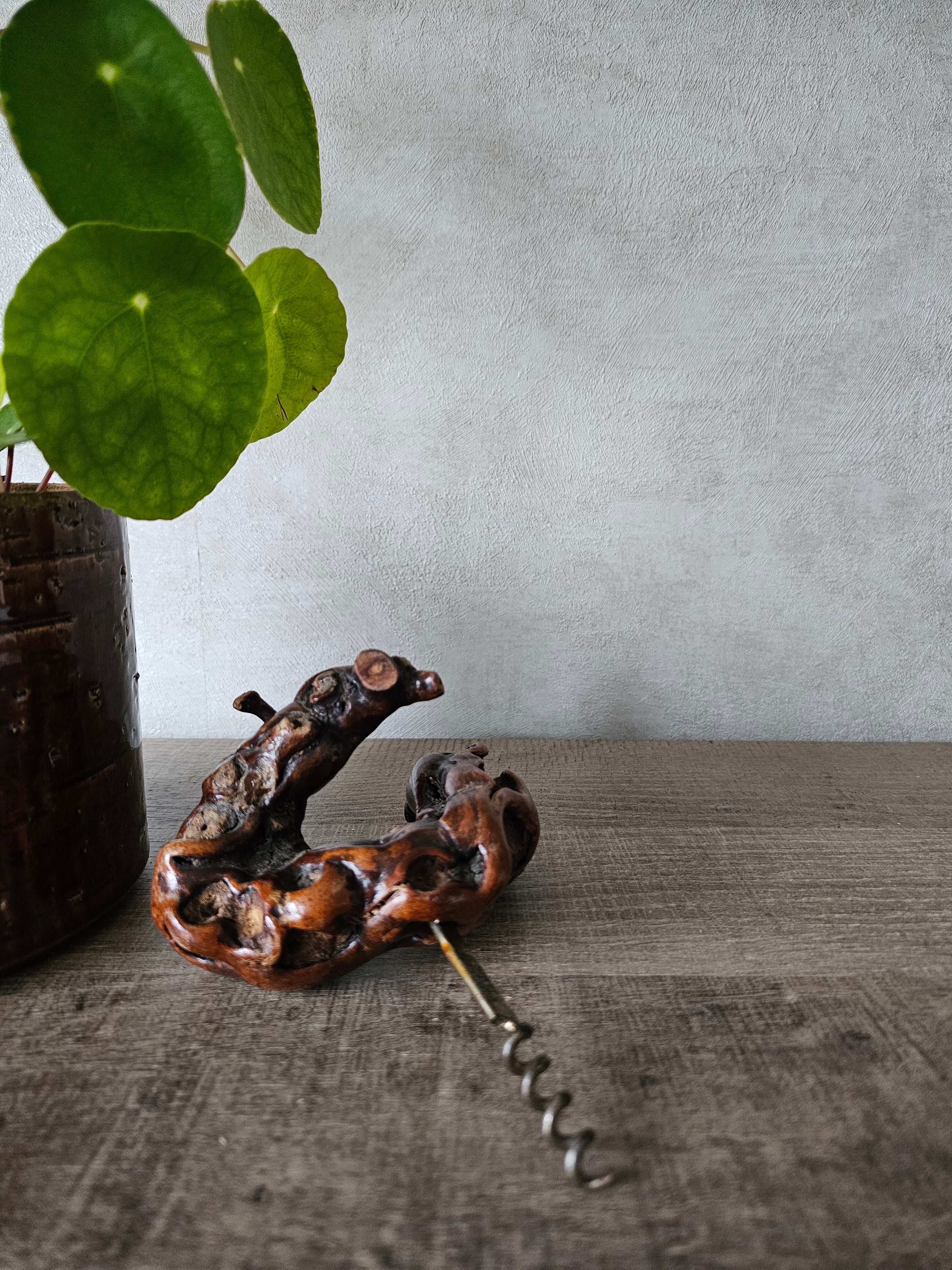 Wortelhouten kurkentrekker