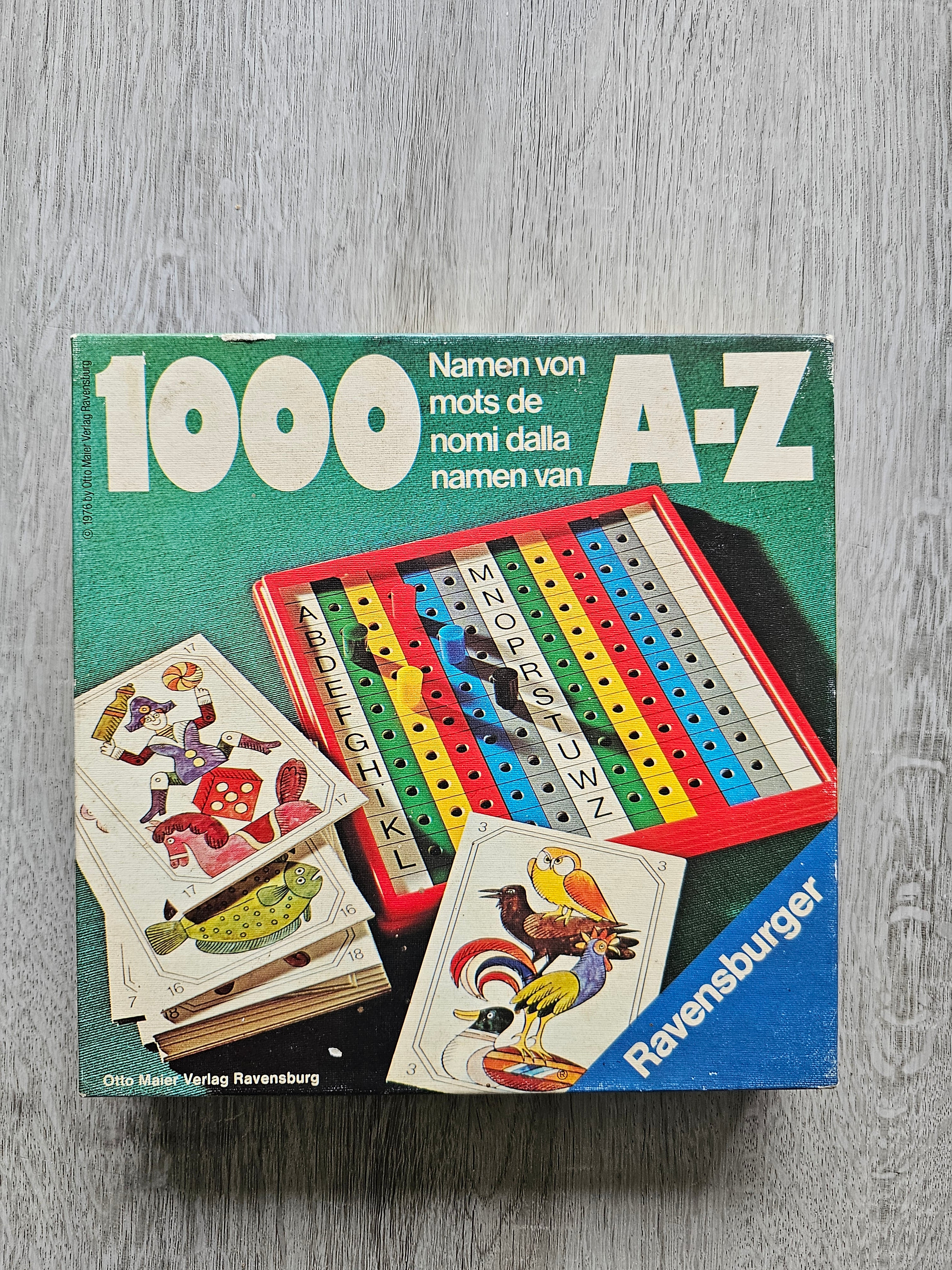 Ravensburger 1000 namen van A-Z
