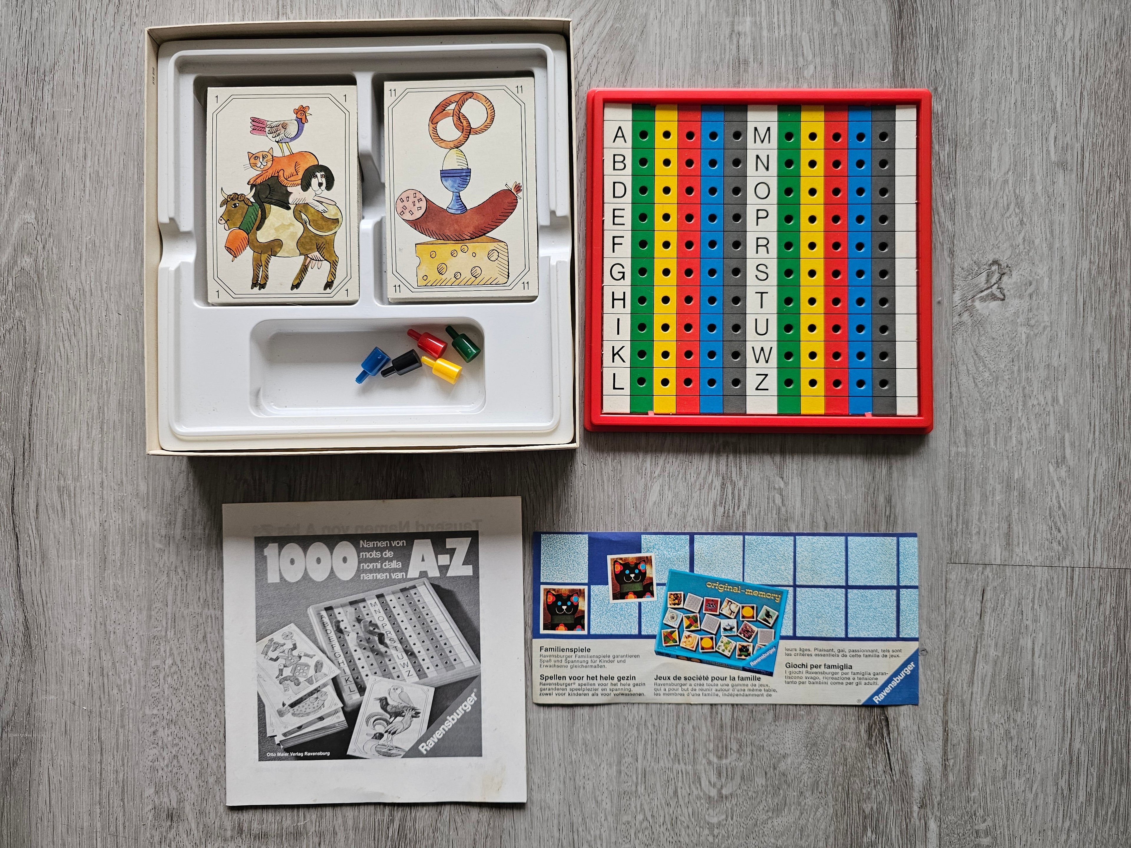 Ravensburger 1000 namen van A-Z