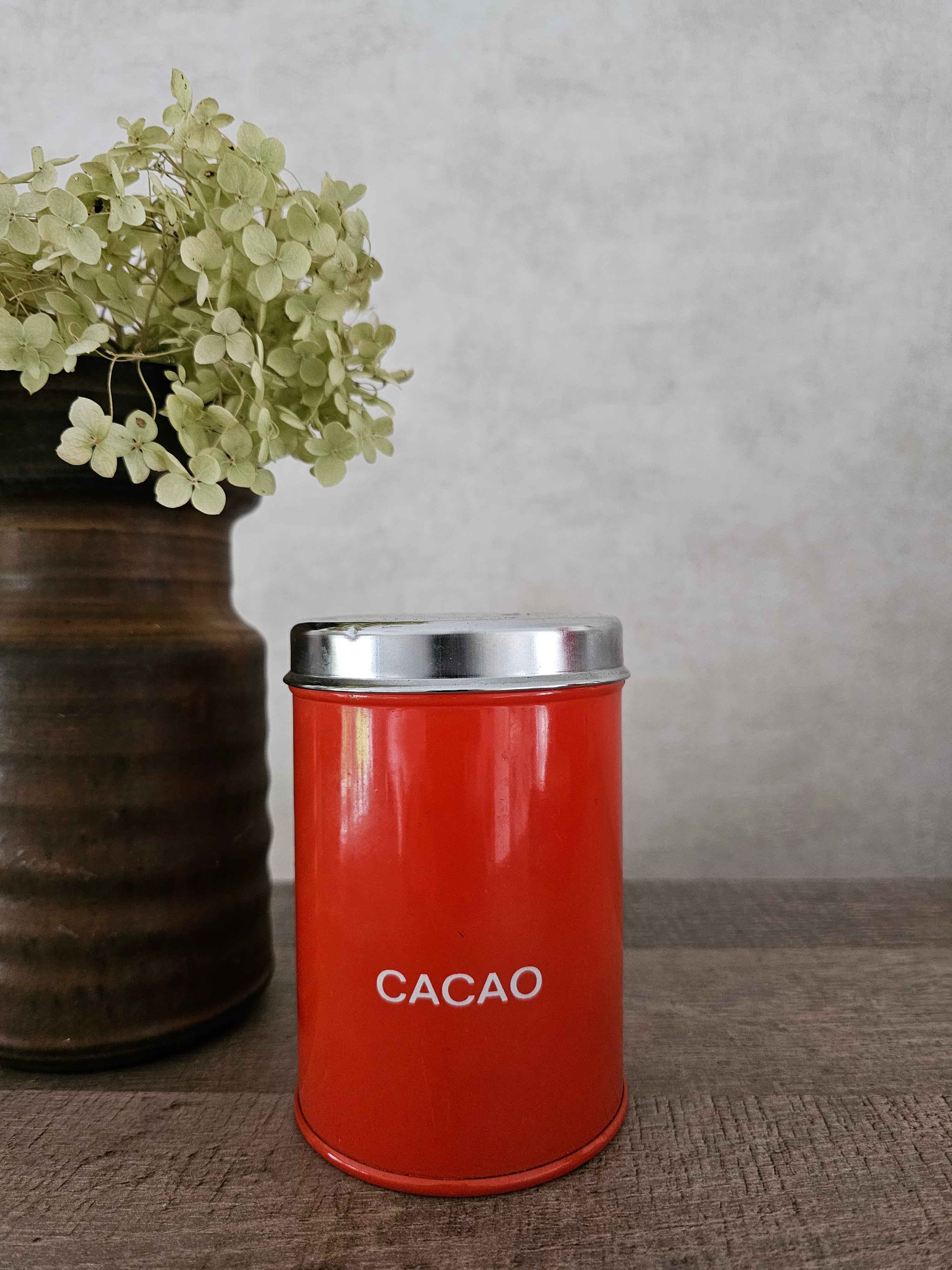 Brabantia oranje blik cacao